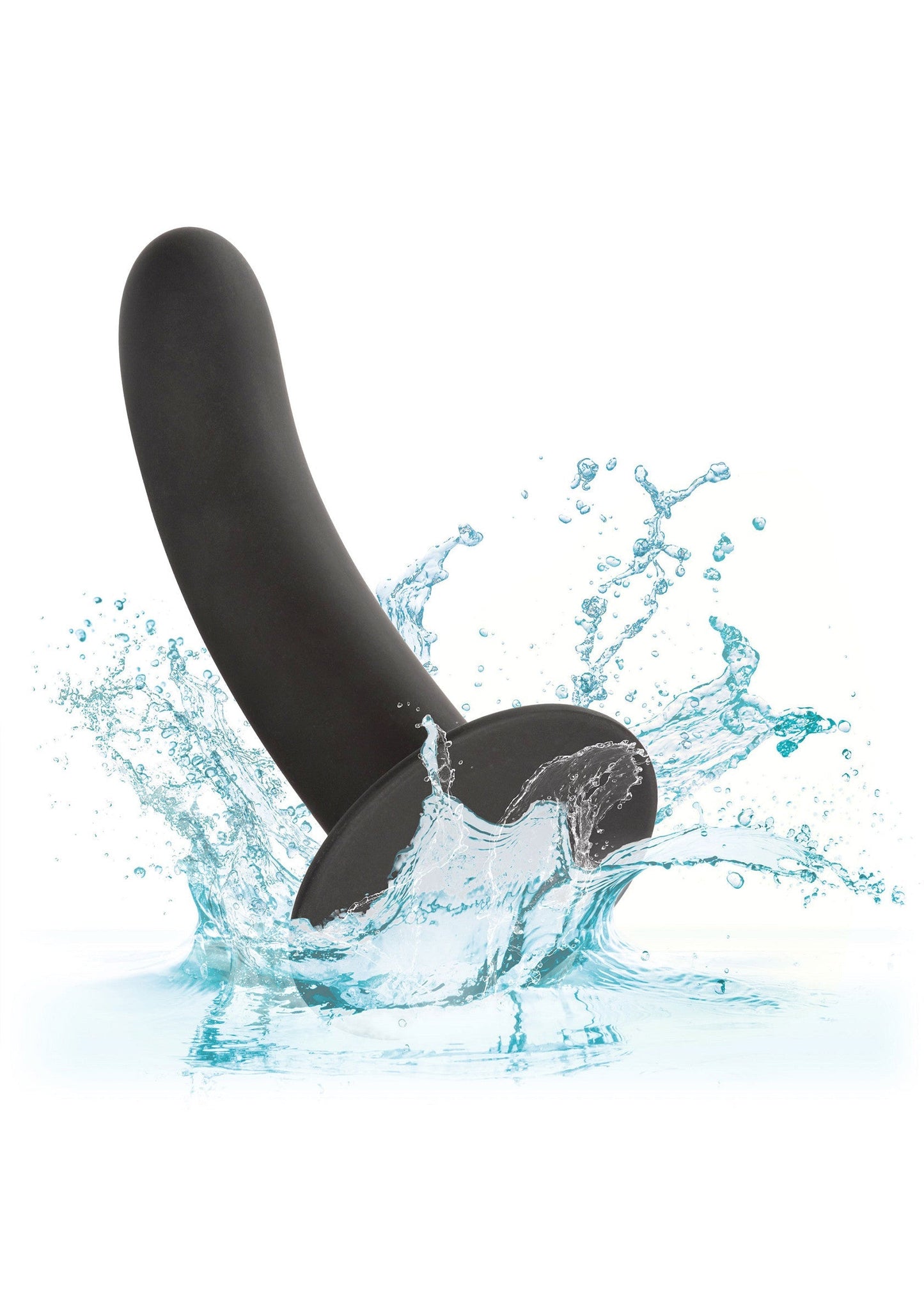 Boundless 7" Smooth Strap-On Dildo - Silicone with Suction Cup - Black