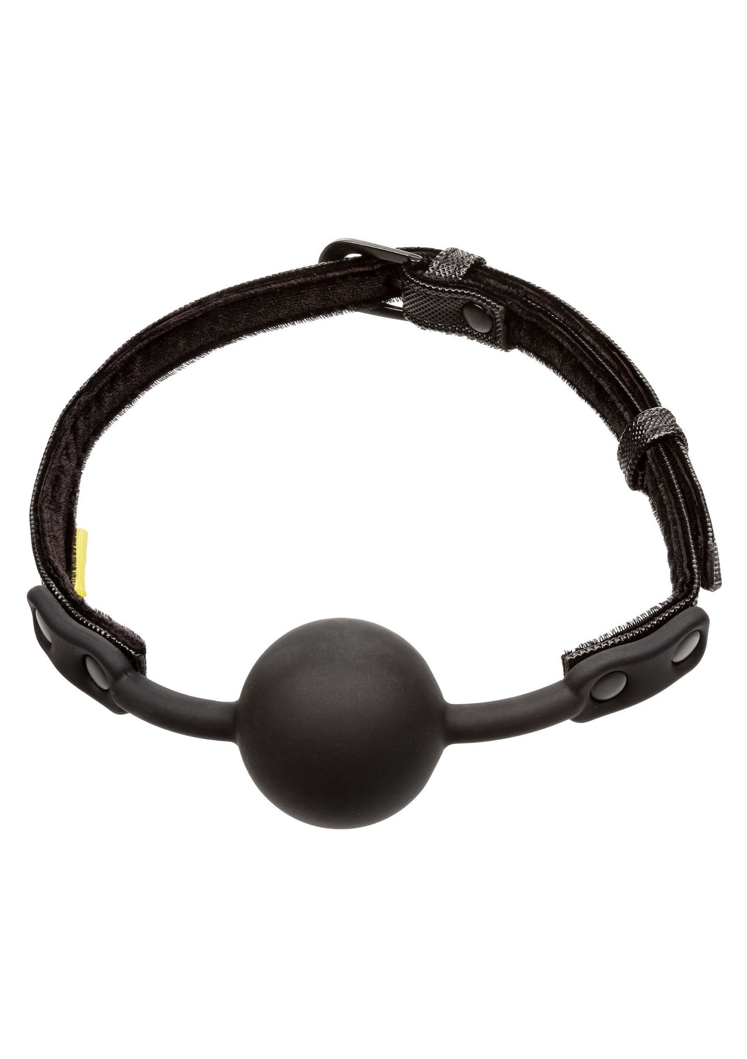 Boundless Ball Gag - Adjustable Vegan Leather Gag - Black