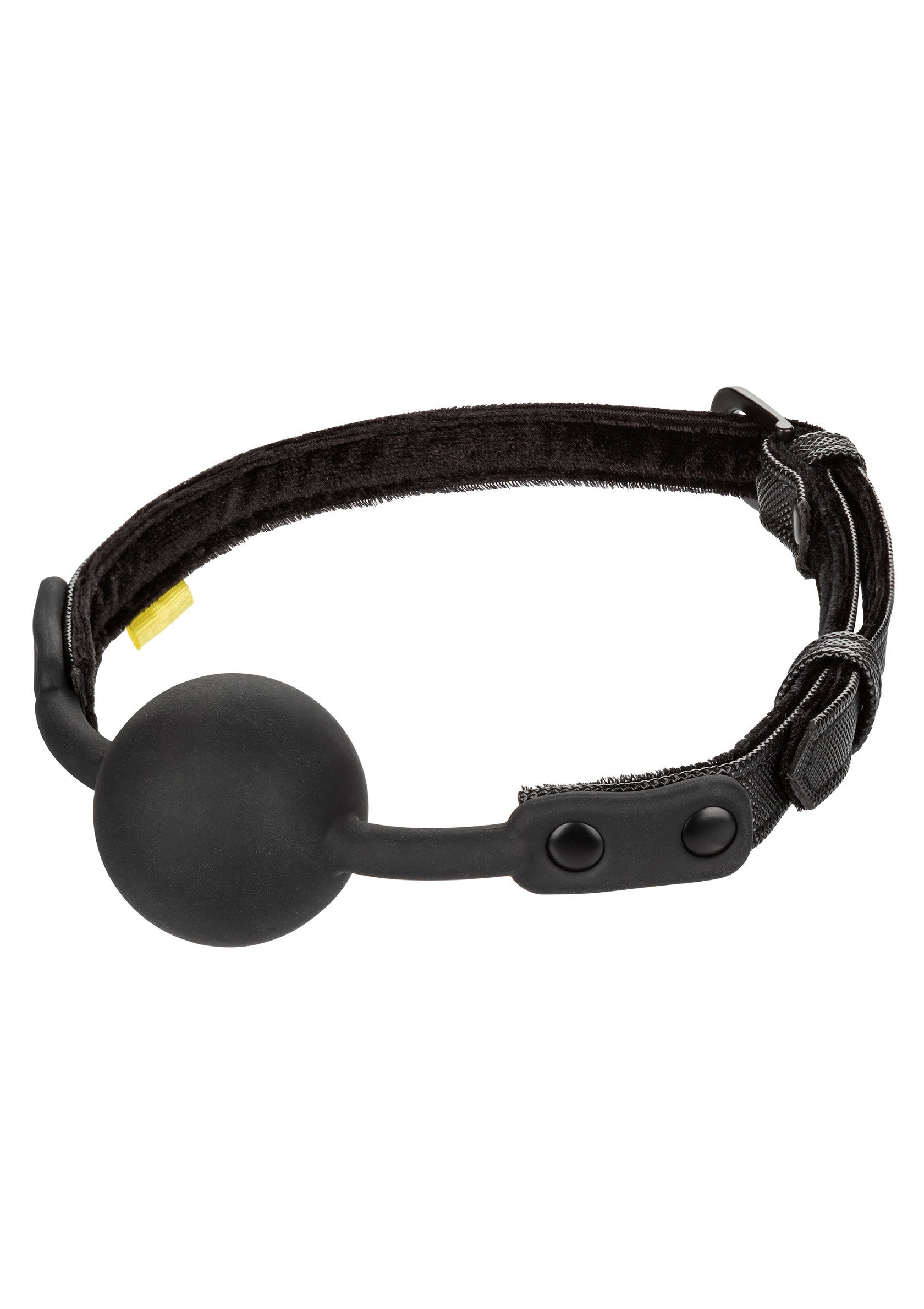 Boundless Ball Gag - Adjustable Vegan Leather Gag - Black