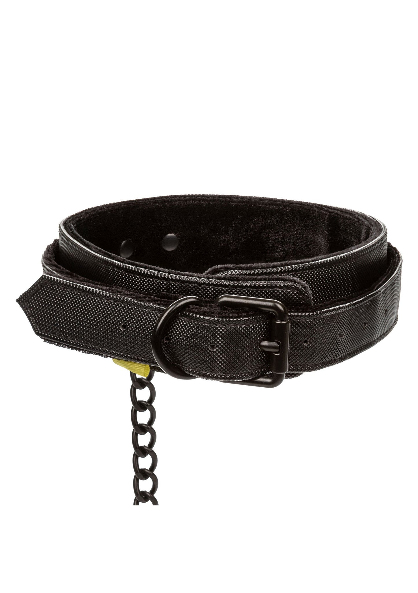Boundless Collar & Leash - Adjustable Vegan Leather Set - Black