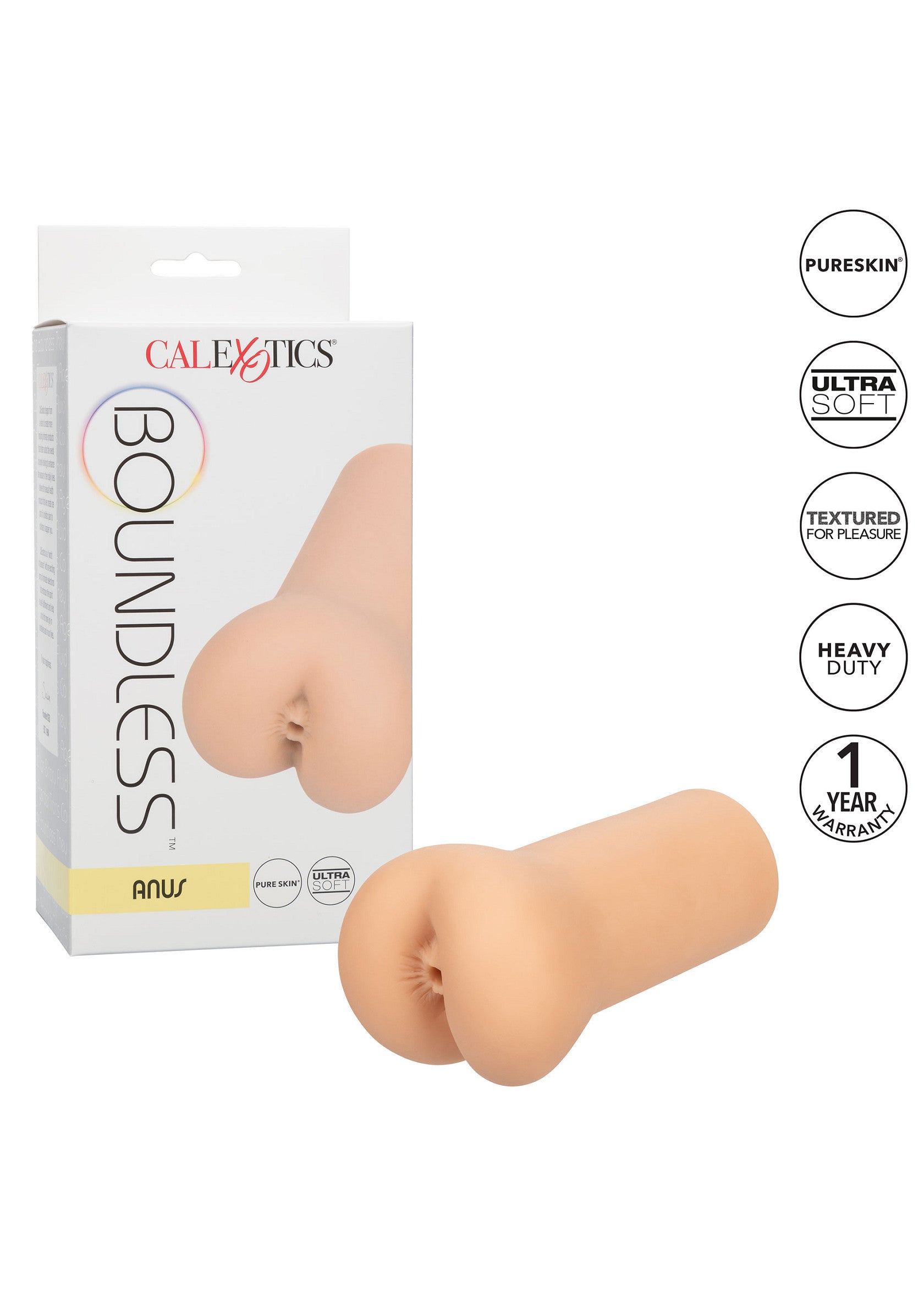 Boundless Anus Realistic Masturbator - Premium Silicone - Skin