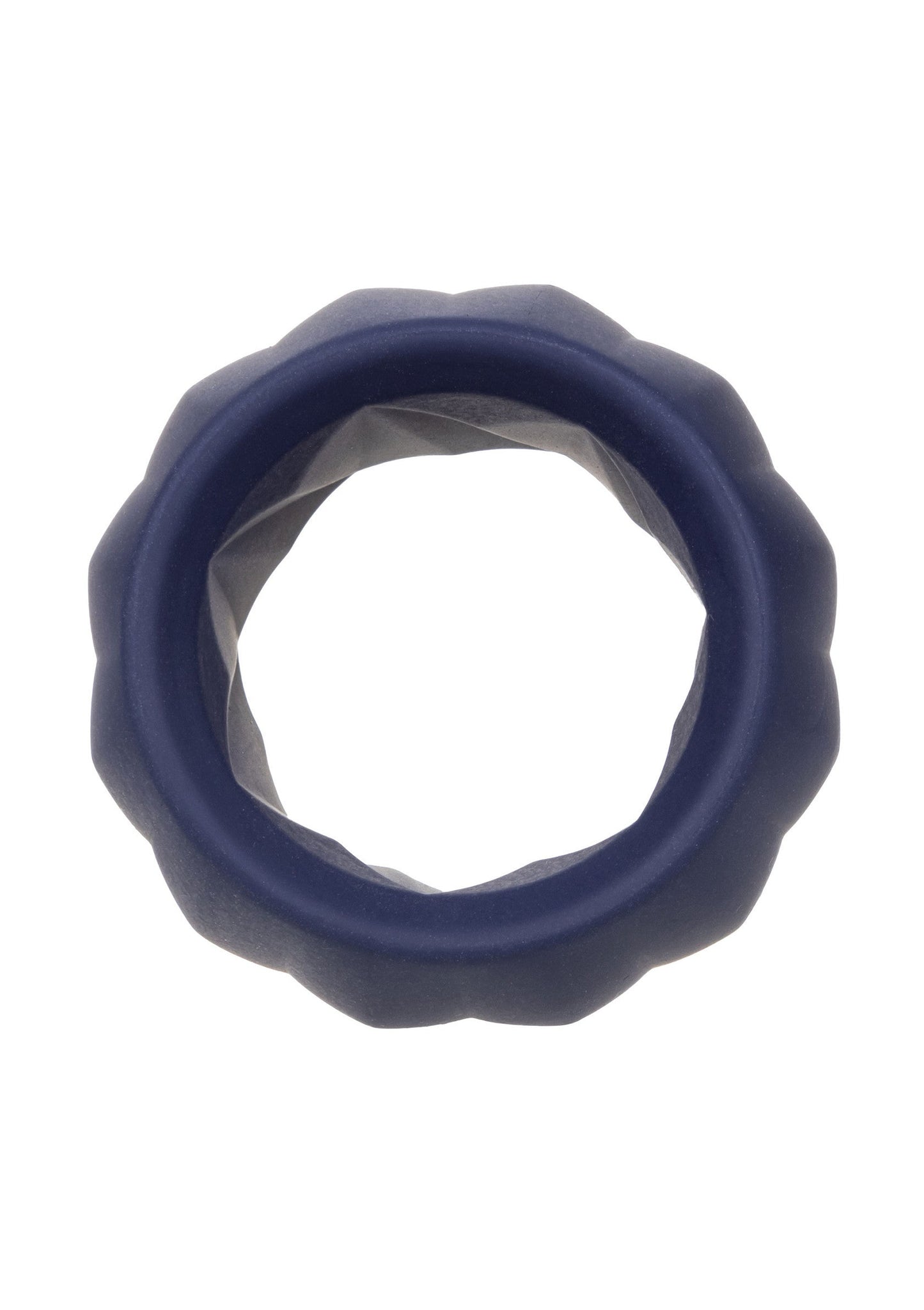 Viceroy Reverse Stamina Ring - Reversible Silicone Cock Ring - Blue