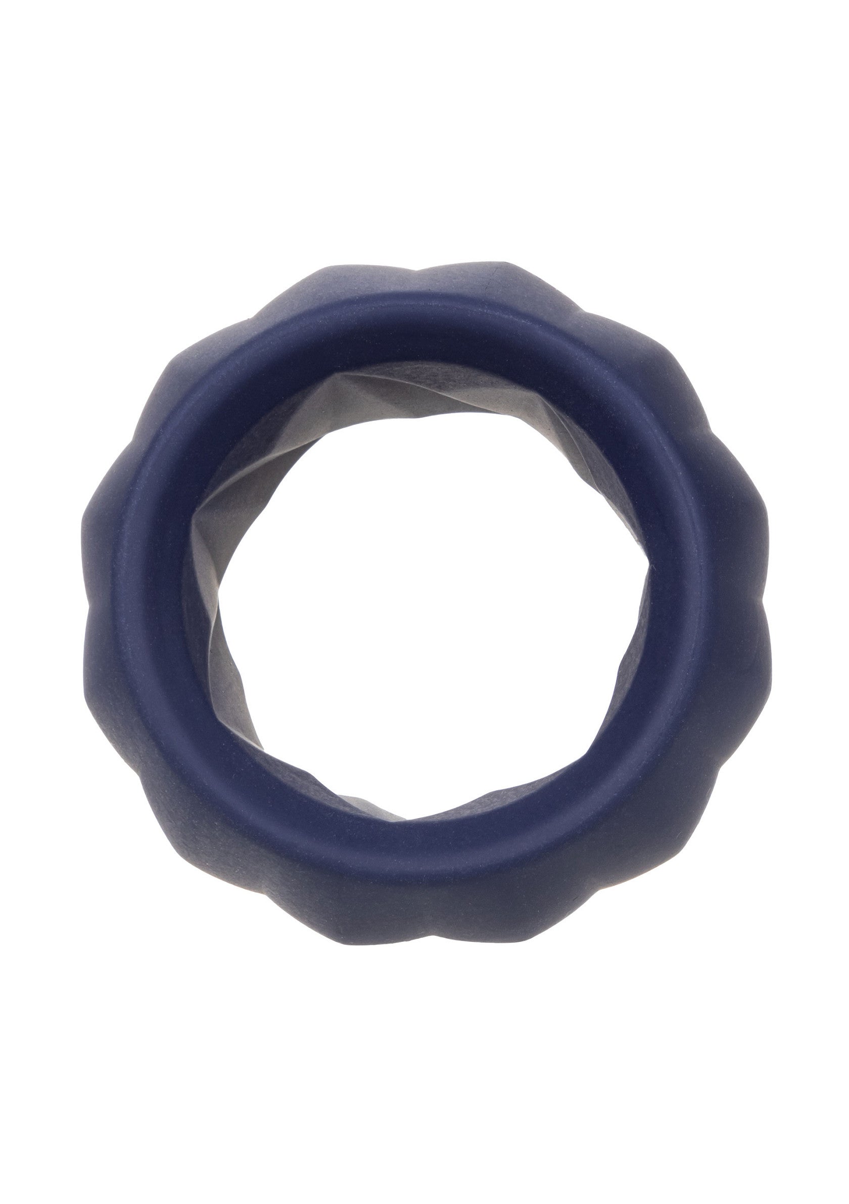 Viceroy Reverse Stamina Ring - Reversible Silicone Cock Ring - Blue