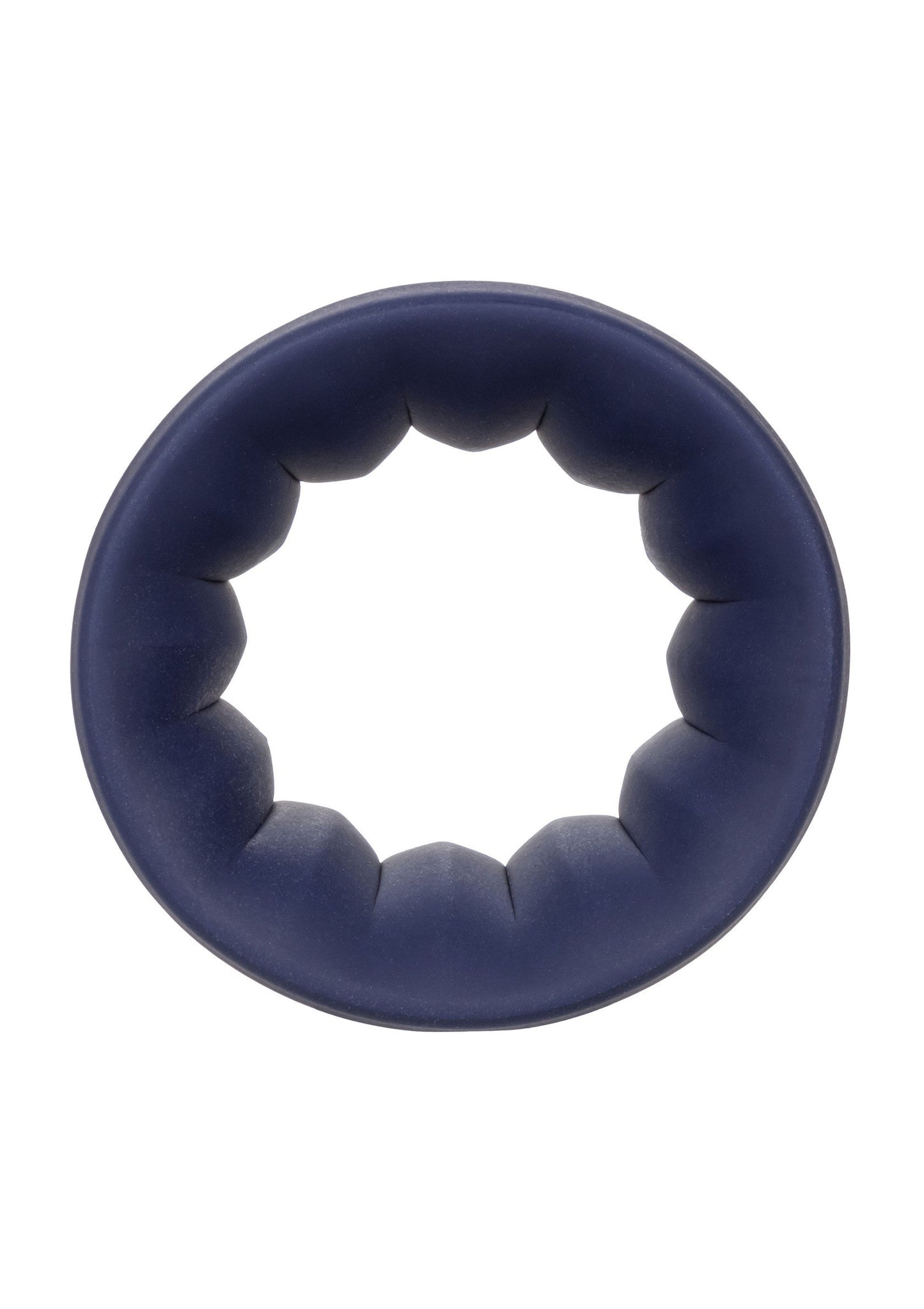 Viceroy Reverse Stamina Ring - Reversible Silicone Cock Ring - Blue