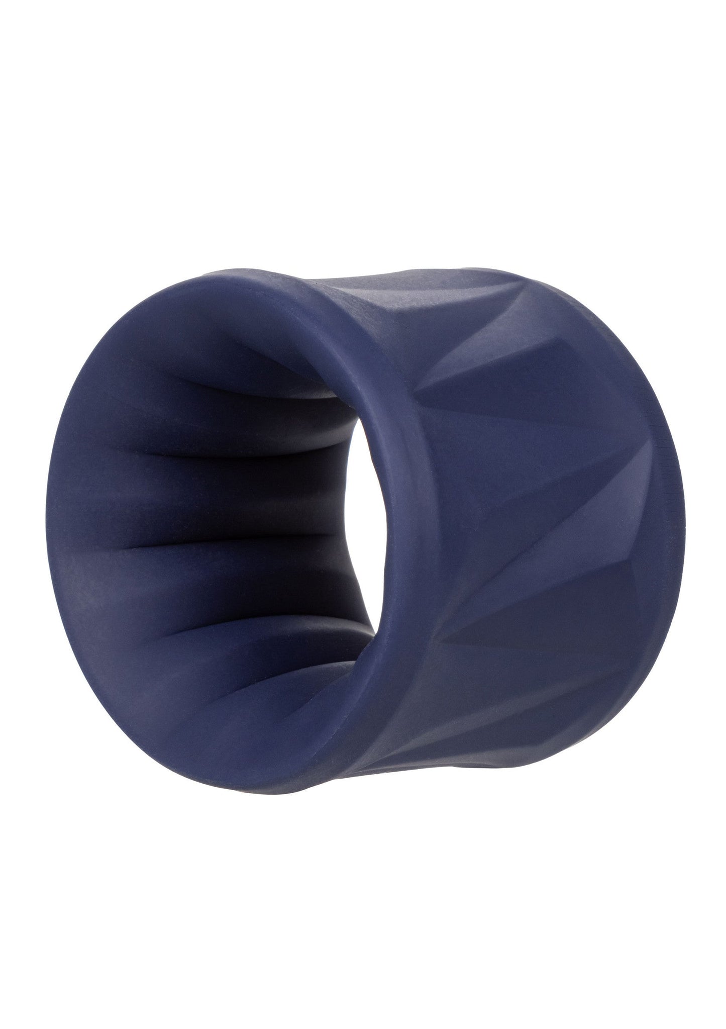 Viceroy Reverse Stamina Ring - Reversible Silicone Cock Ring - Blue