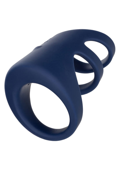 Cușcă vibratoare pentru penis – Inel triplu cu 10 funcții, reîncărcabilă