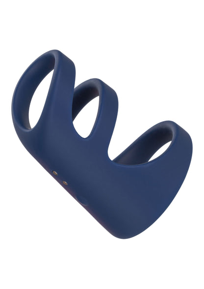 Cușcă vibratoare pentru penis – Inel triplu cu 10 funcții, reîncărcabilă