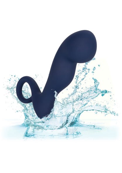 Aparat de masaj pentru prostată reîncărcabil – Silicon curbat cu 10 funcții