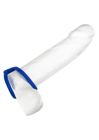 Cușcă pentru penis cu inel dublu – silicon lichid pentru îmbunătățirea penisului 3,25 cm