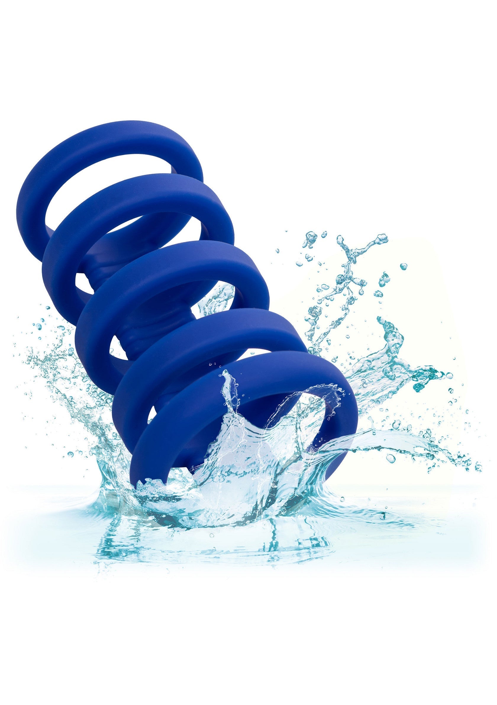 Admiral Xtreme Cage - Liquid Silicone Extreme Cock Cage - Blue