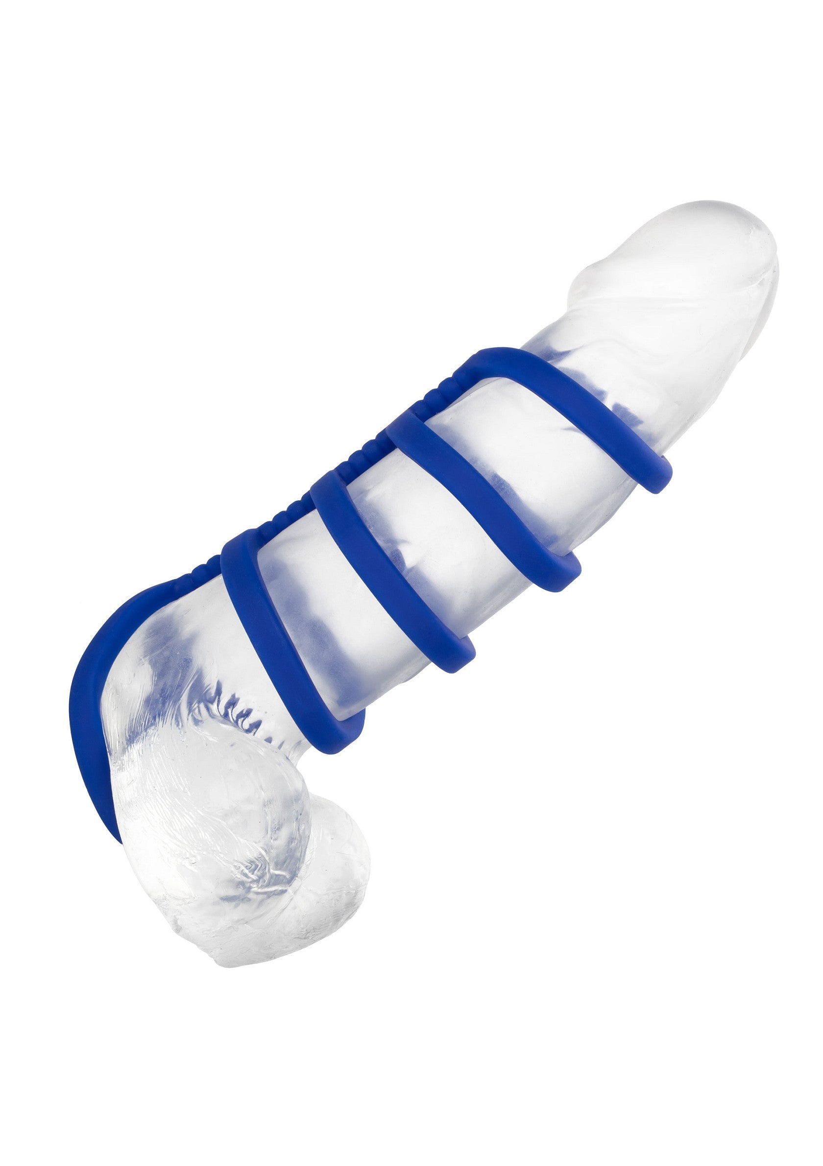 Admiral Xtreme Cage - Liquid Silicone Extreme Cock Cage - Blue
