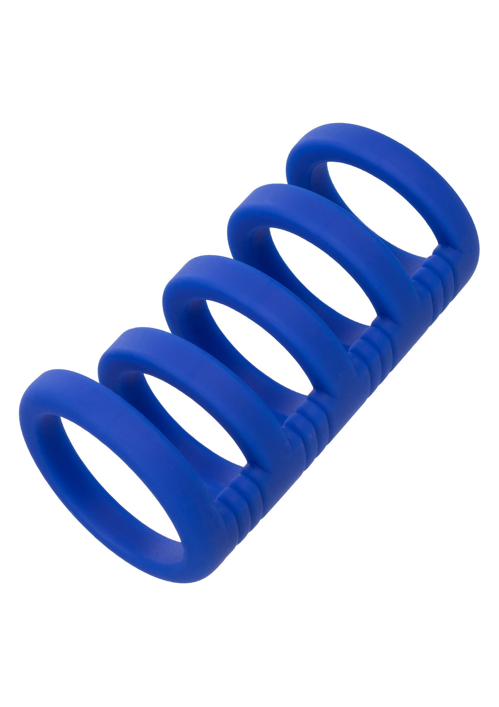 Admiral Xtreme Cage - Liquid Silicone Extreme Cock Cage - Blue
