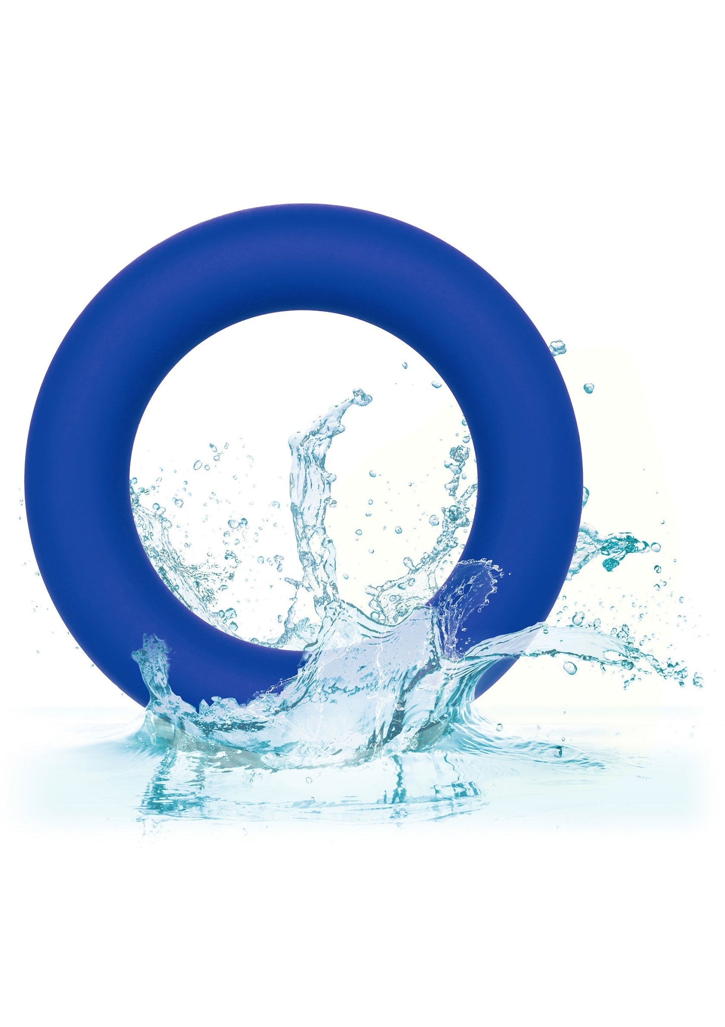 Admiral Cock Ring Set - 3 Piece Liquid Silicone Set - Blue