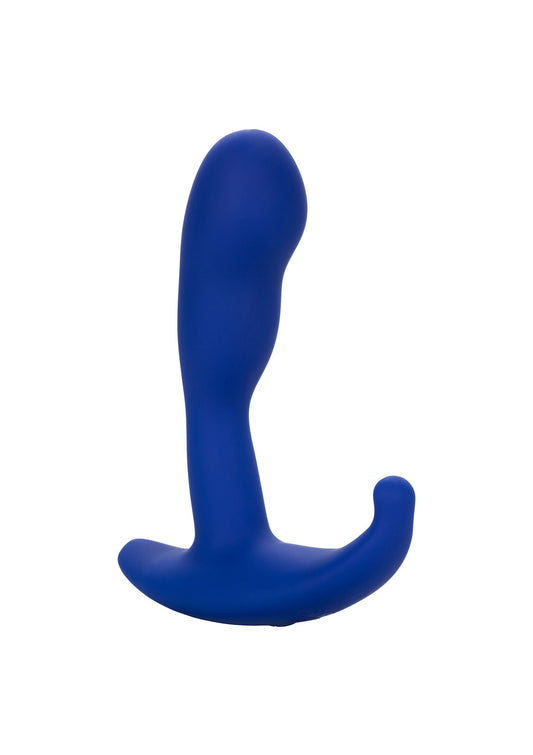 Admiral Advanced Curved Probe - Silicone Prostate Massager - Blue