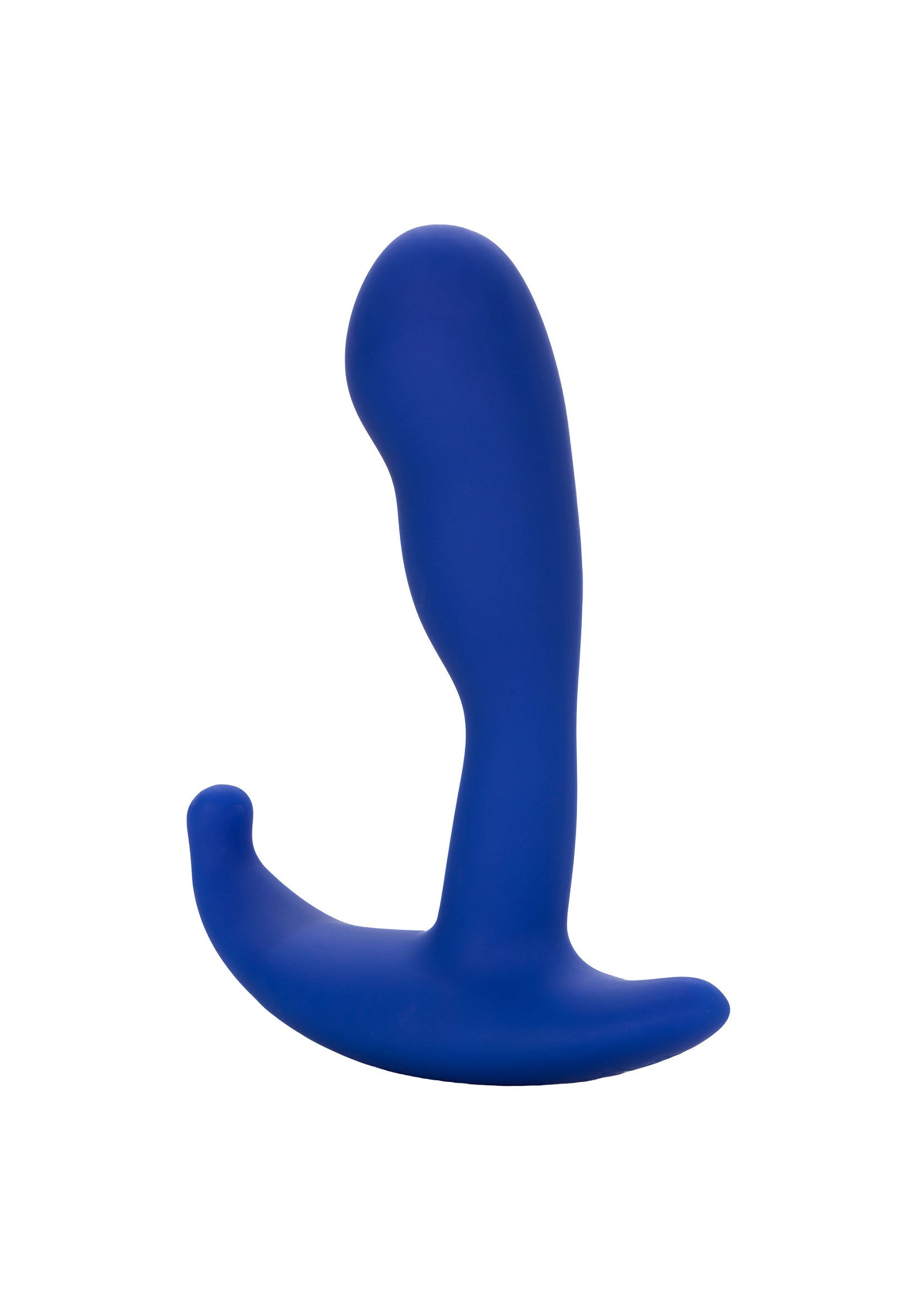 Admiral Advanced Curved Probe - Silicone Prostate Massager - Blue