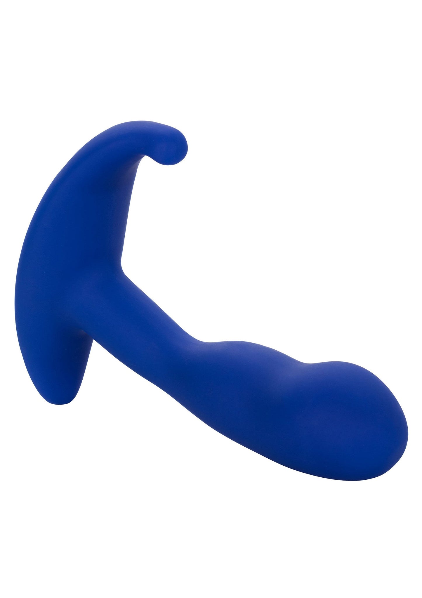 Admiral Advanced Curved Probe - Silicone Prostate Massager - Blue