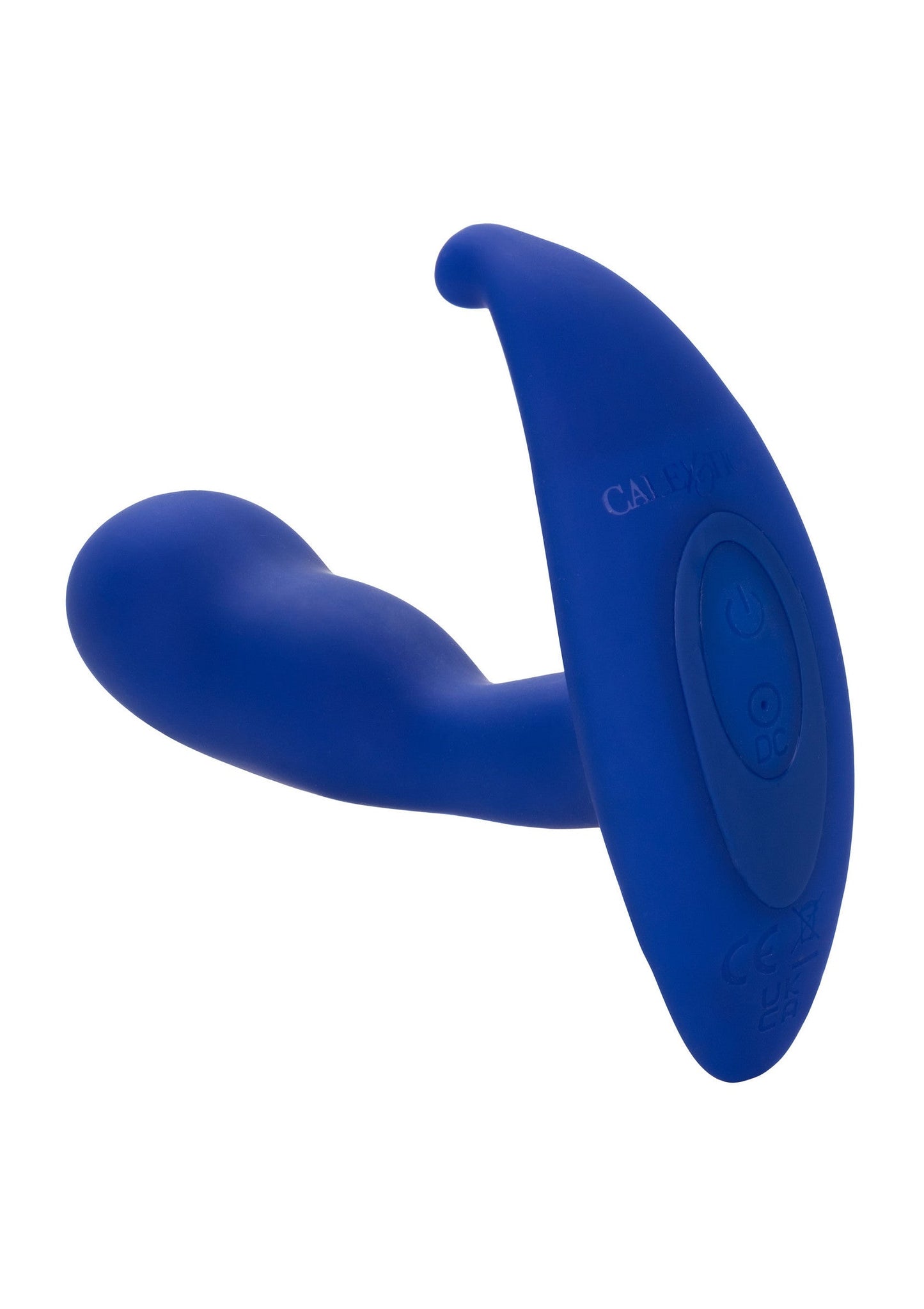 Admiral Advanced Curved Probe - Silicone Prostate Massager - Blue