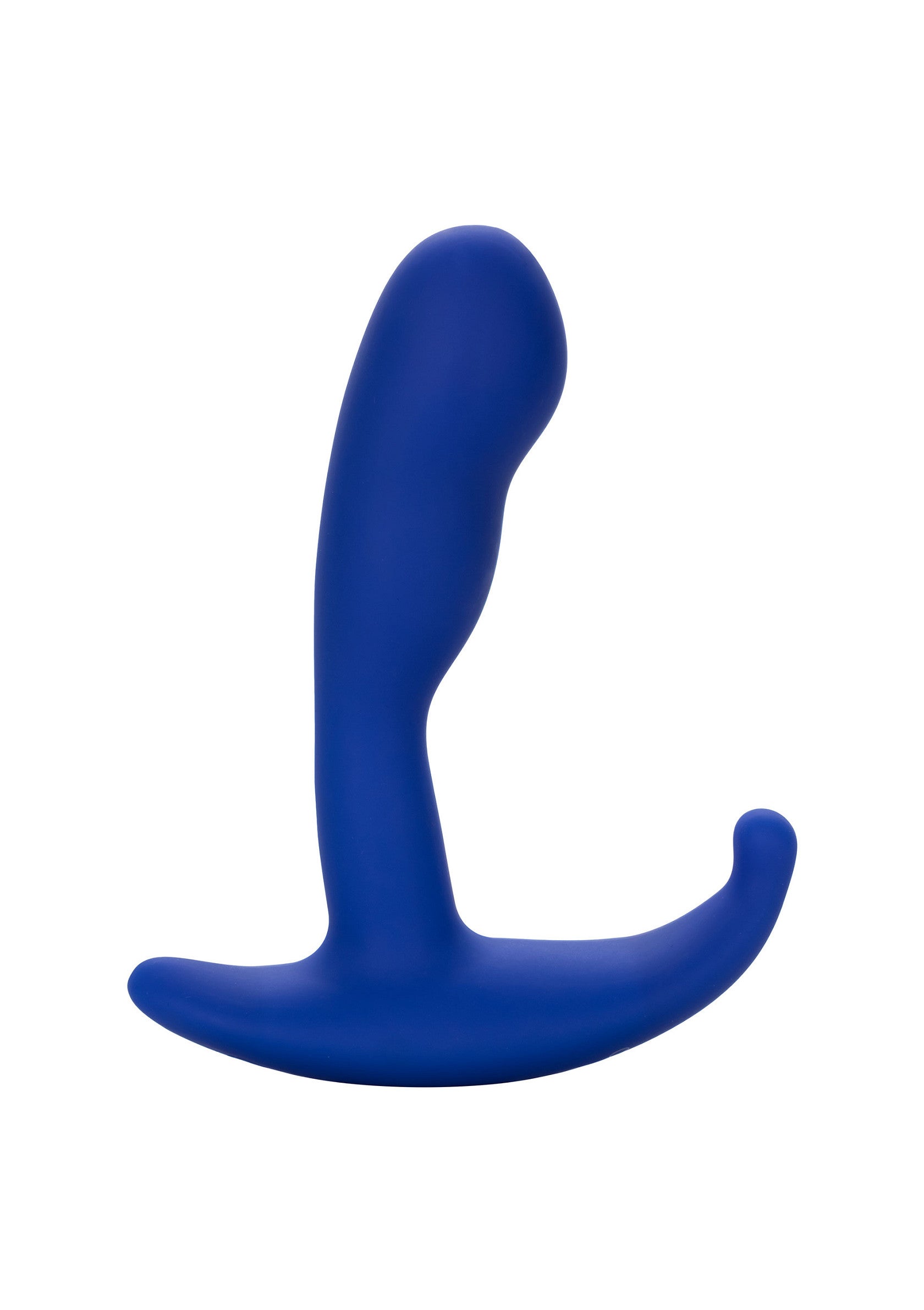 Admiral Advanced Curved Probe - Silicone Prostate Massager - Blue