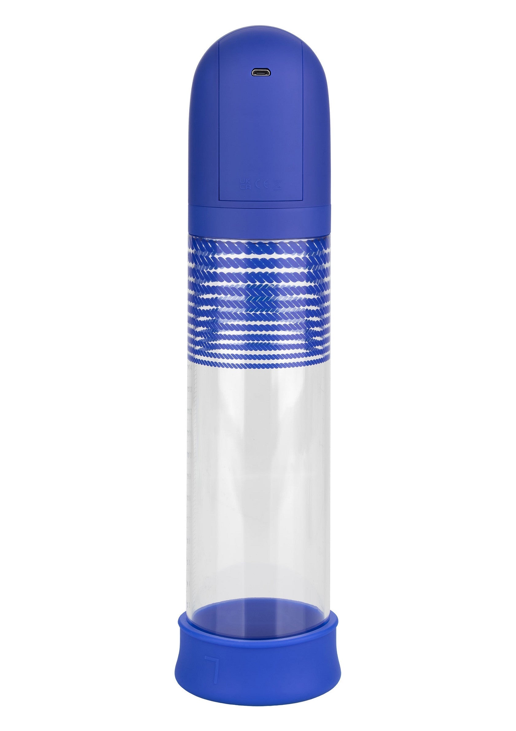 Admiral Rechargeable Pump Kit - USB Rechargeable Penis Pump - Blue