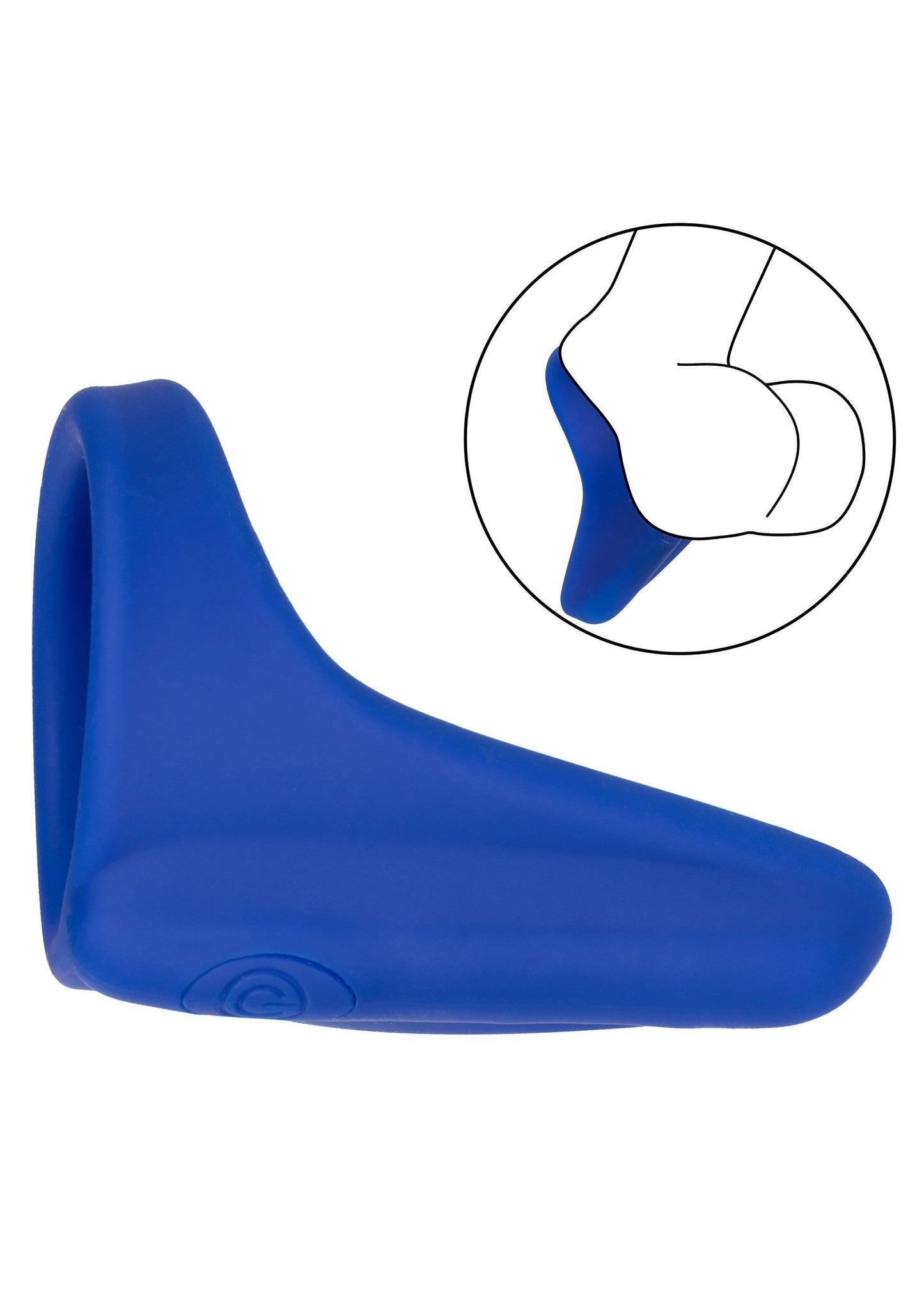 Admiral Perineum Massager - Silicone Prostate & Perineum Stimulator - Blue