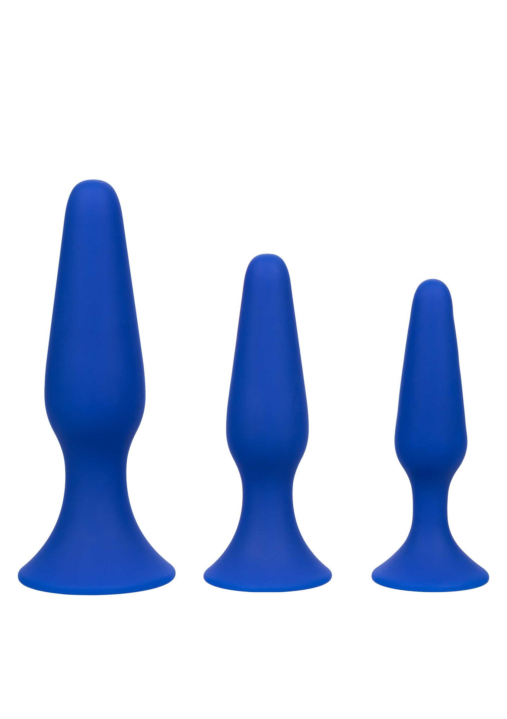 Admiral Anal Trainer Kit - 3 Piece Progressive Training Set - Blue