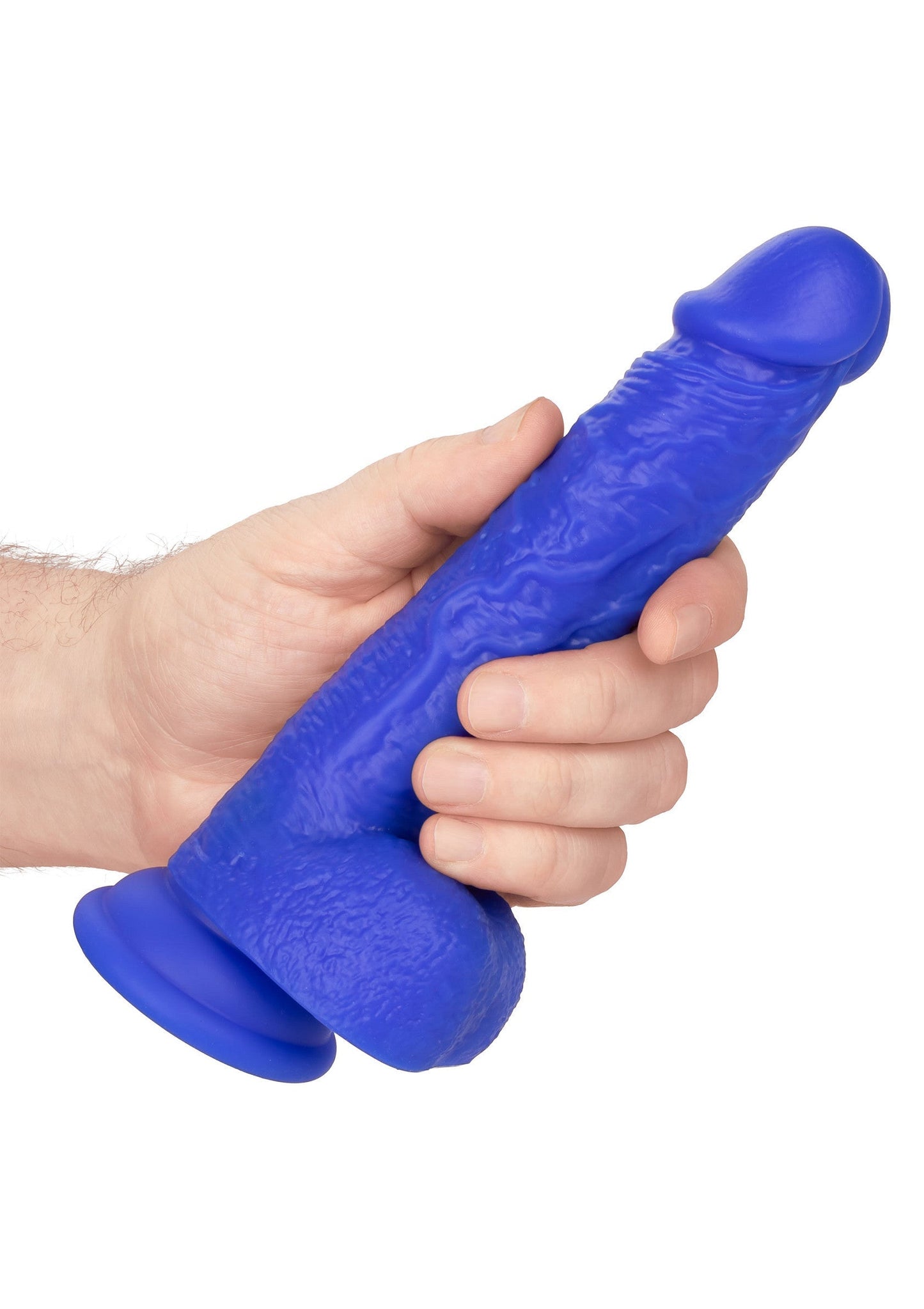Admiral 7" Vibrating Sailor - Realistic Vibrating Dildo - Blue
