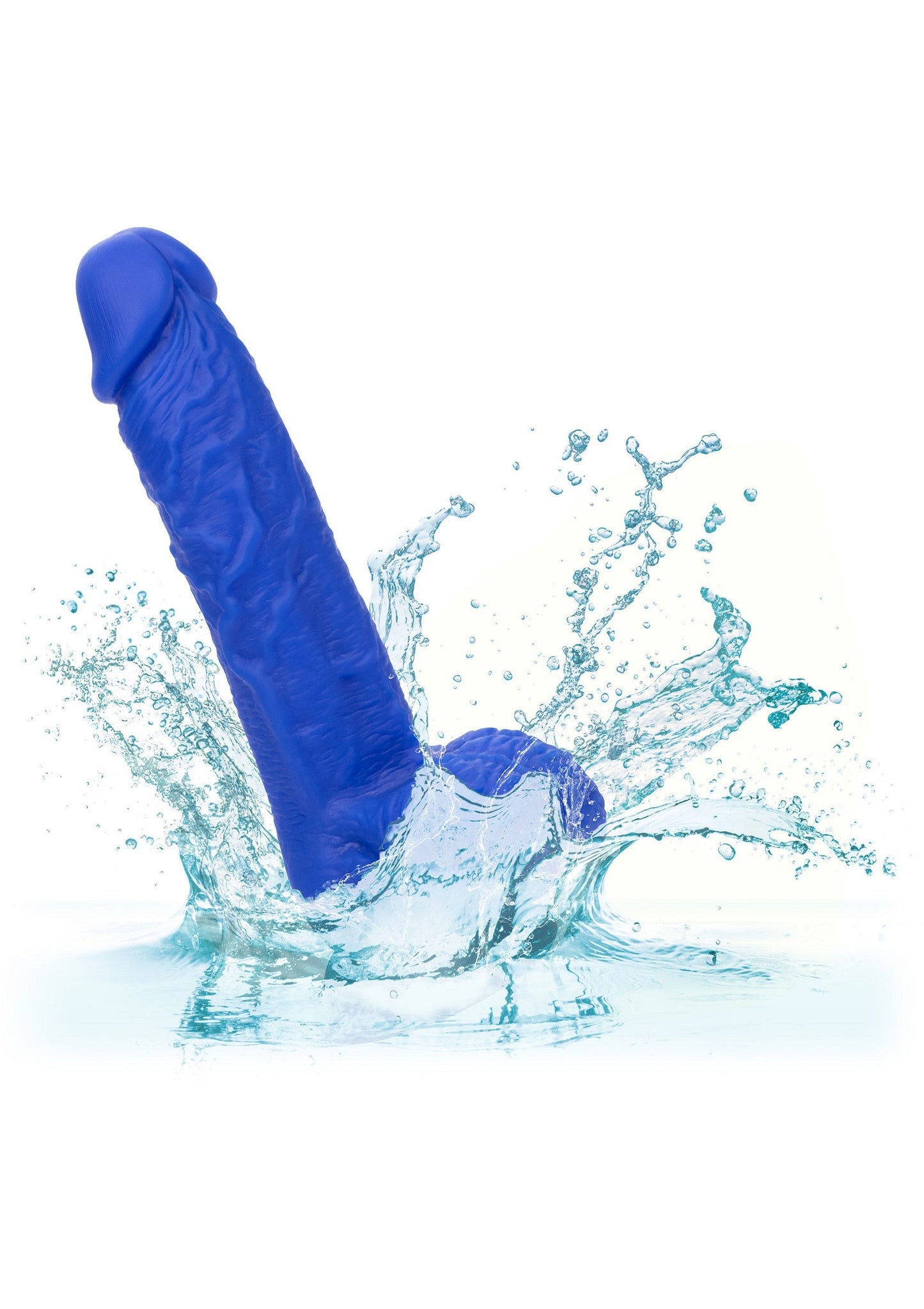 Admiral 7" Vibrating Sailor - Realistic Vibrating Dildo - Blue