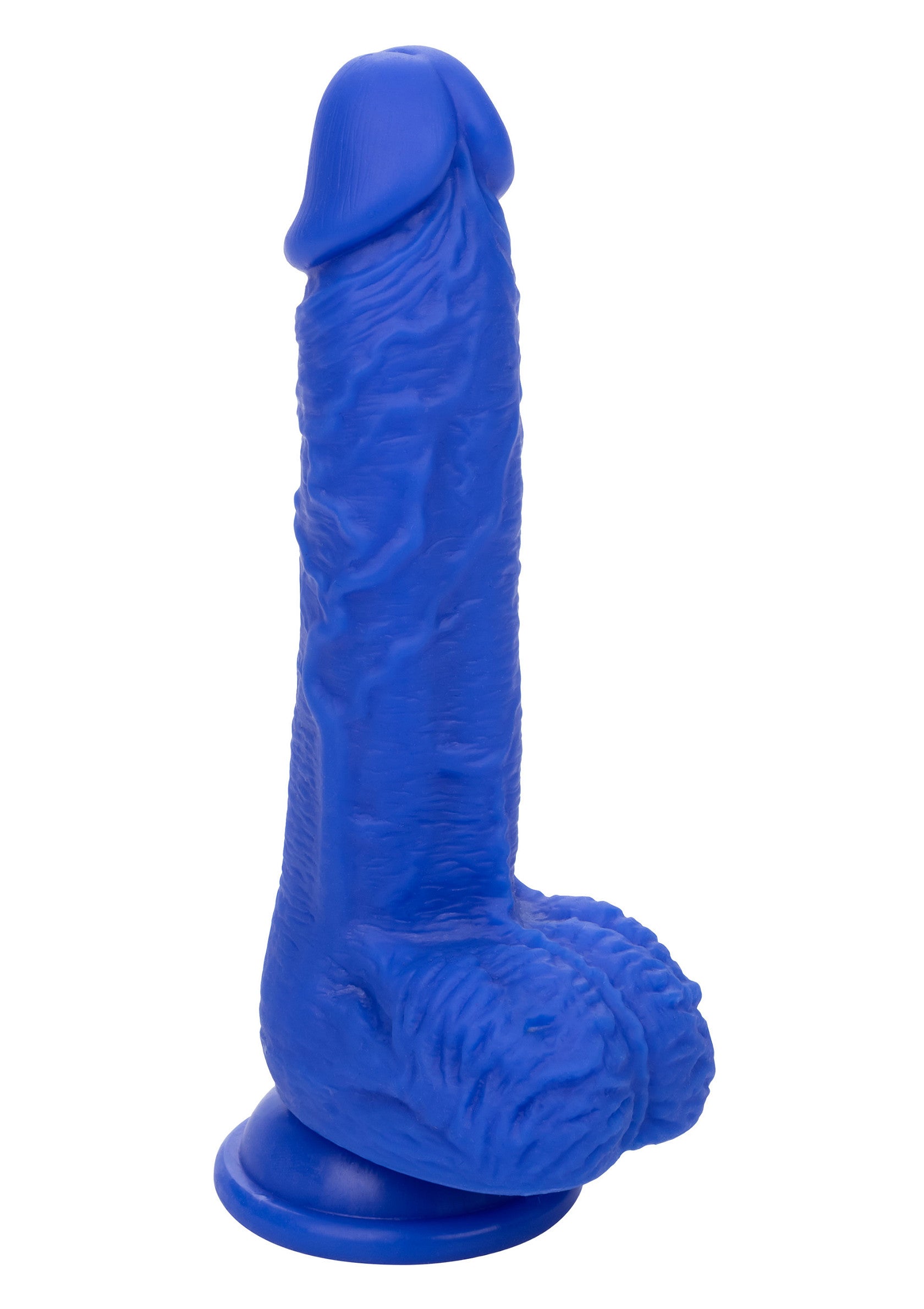 Admiral 7" Vibrating Sailor - Realistic Vibrating Dildo - Blue
