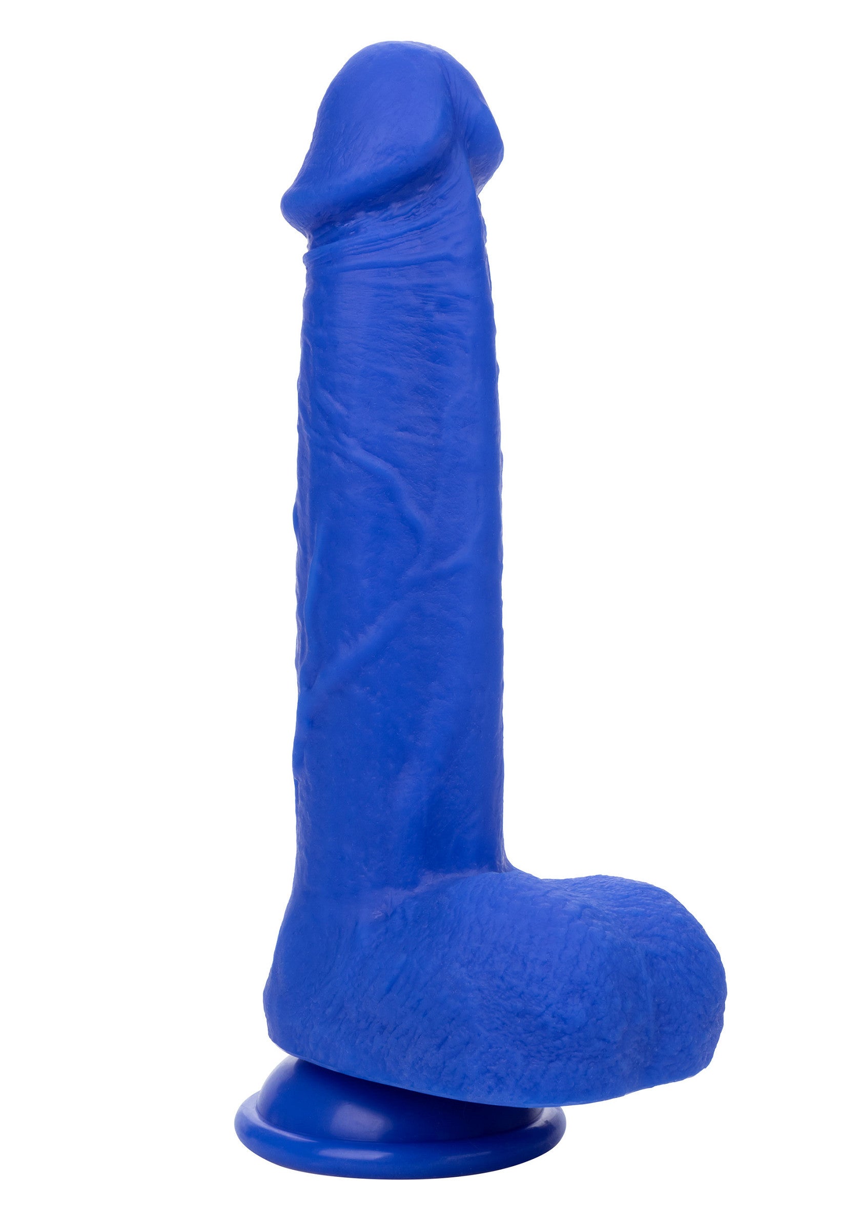 Admiral 8" Vibrating Captain - Realistic Vibrating Dildo - Blue