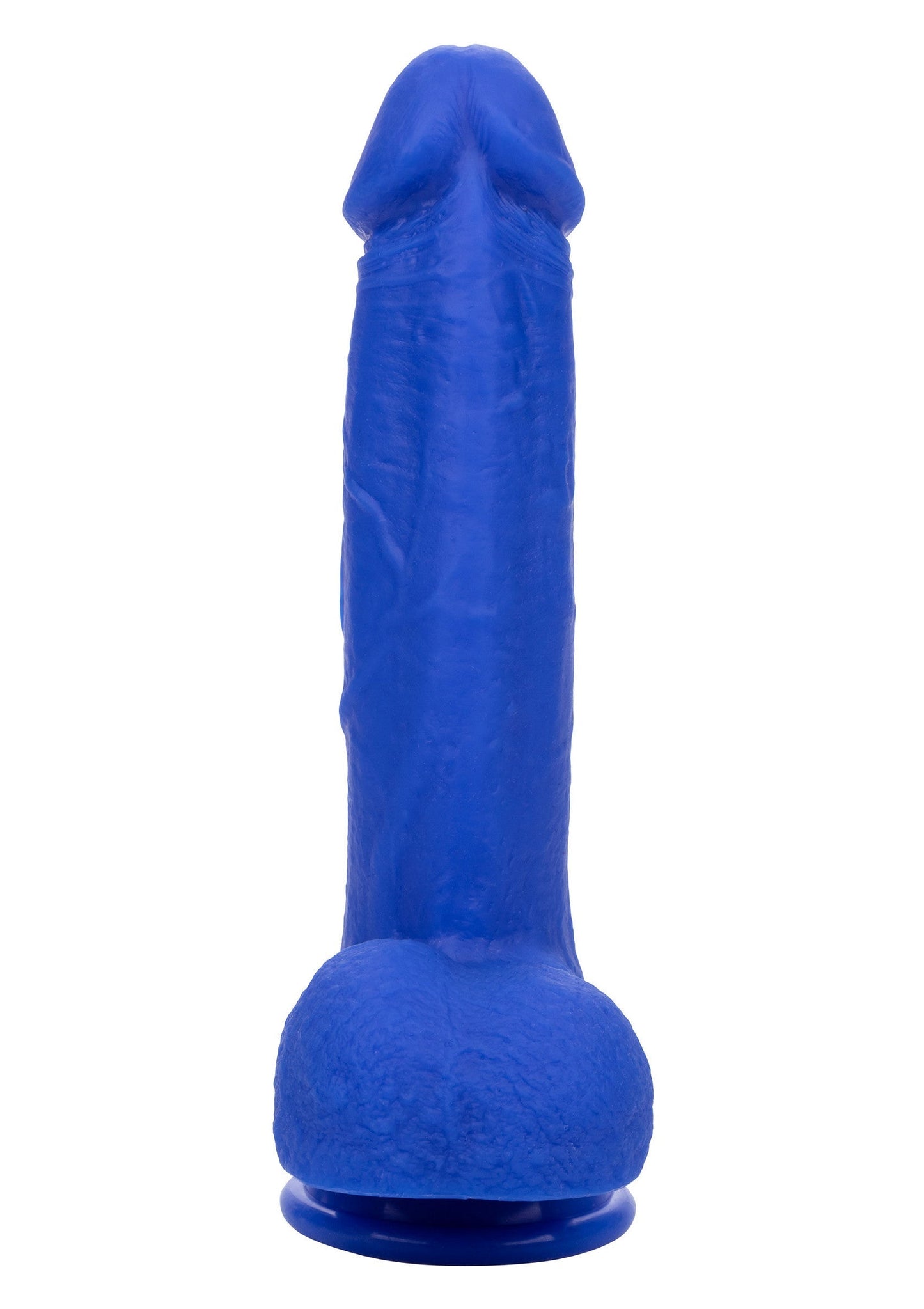 Admiral 8" Vibrating Captain - Realistic Vibrating Dildo - Blue