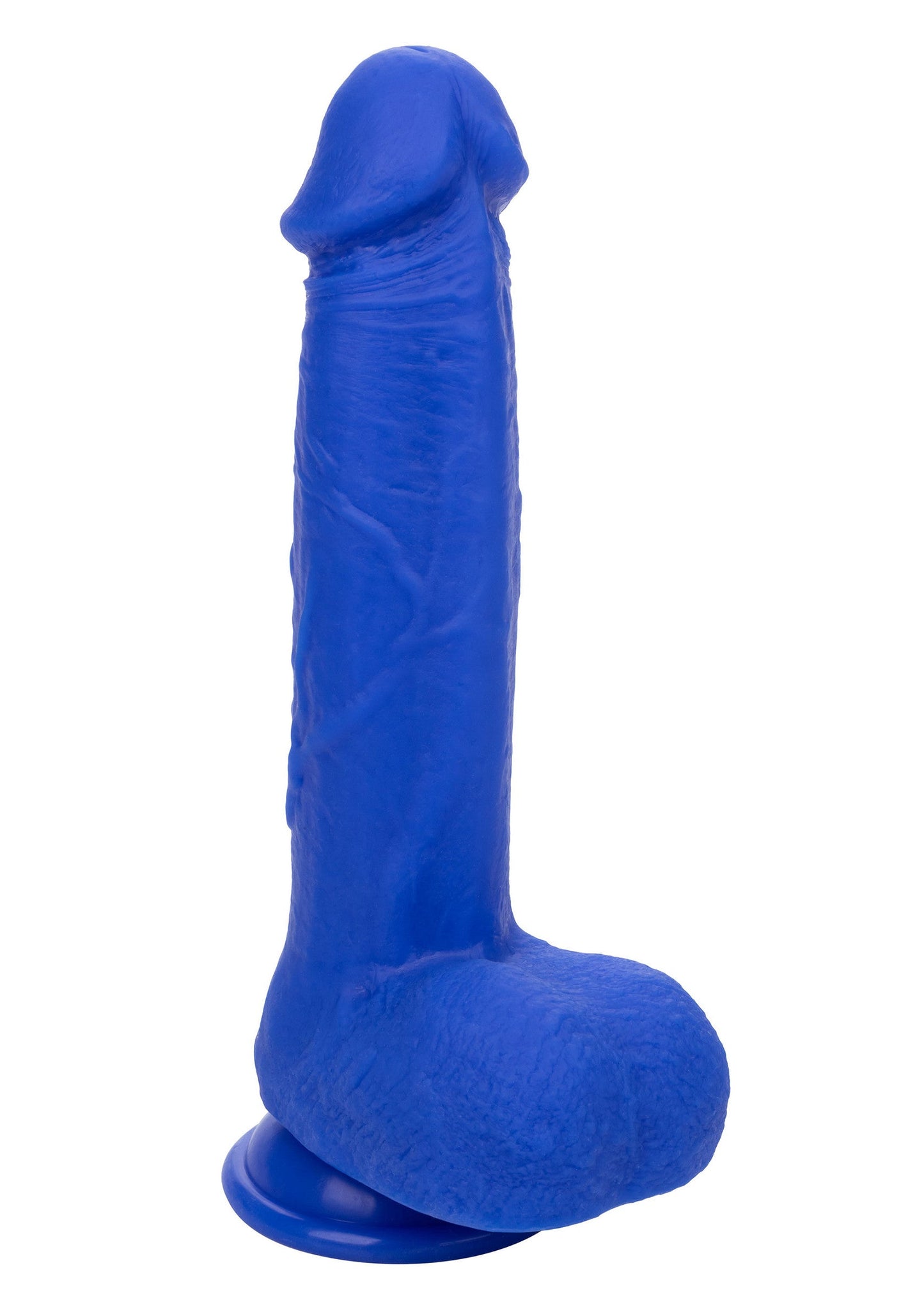 Admiral 8" Vibrating Captain - Realistic Vibrating Dildo - Blue