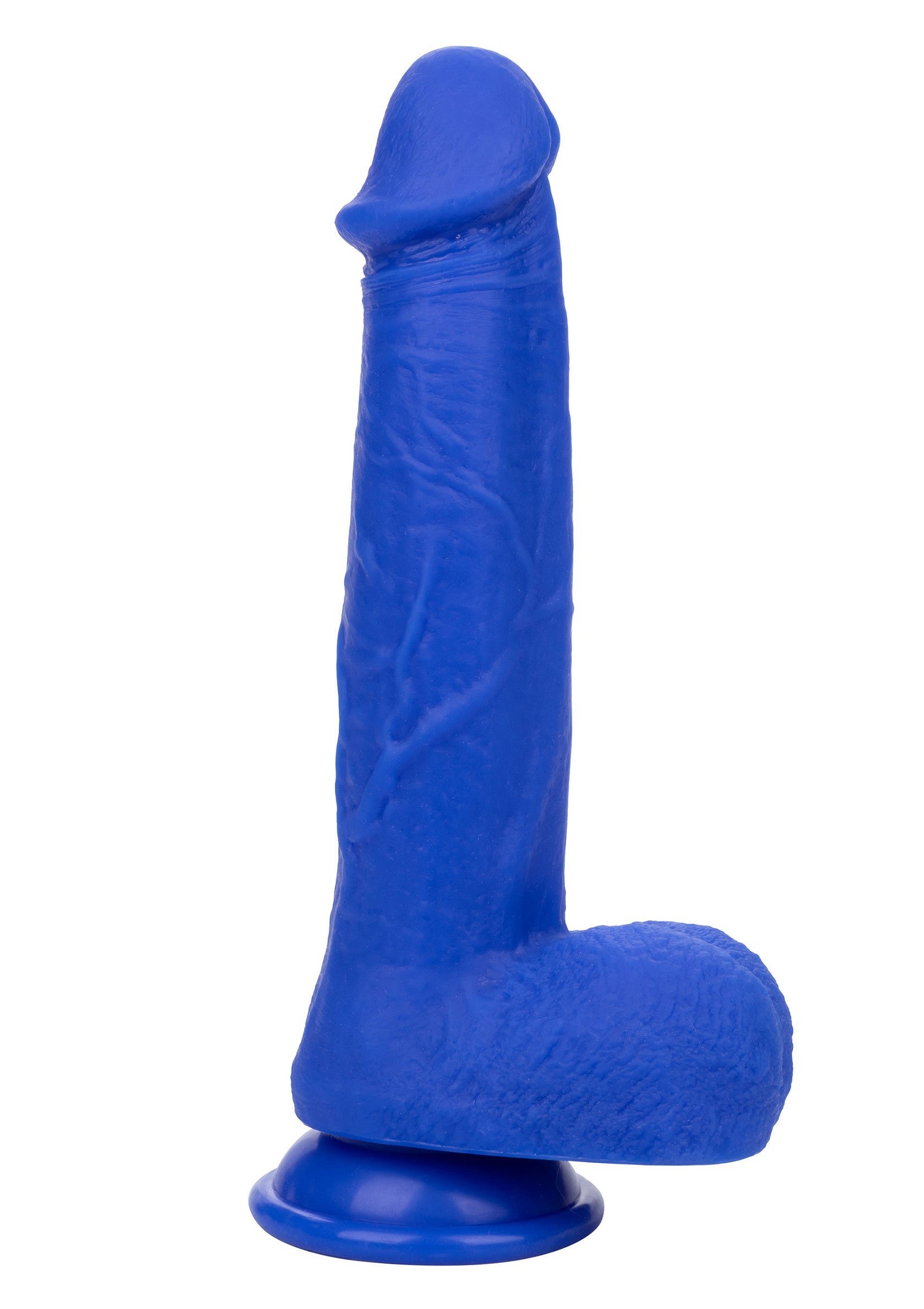 Admiral 8" Vibrating Captain - Realistic Vibrating Dildo - Blue