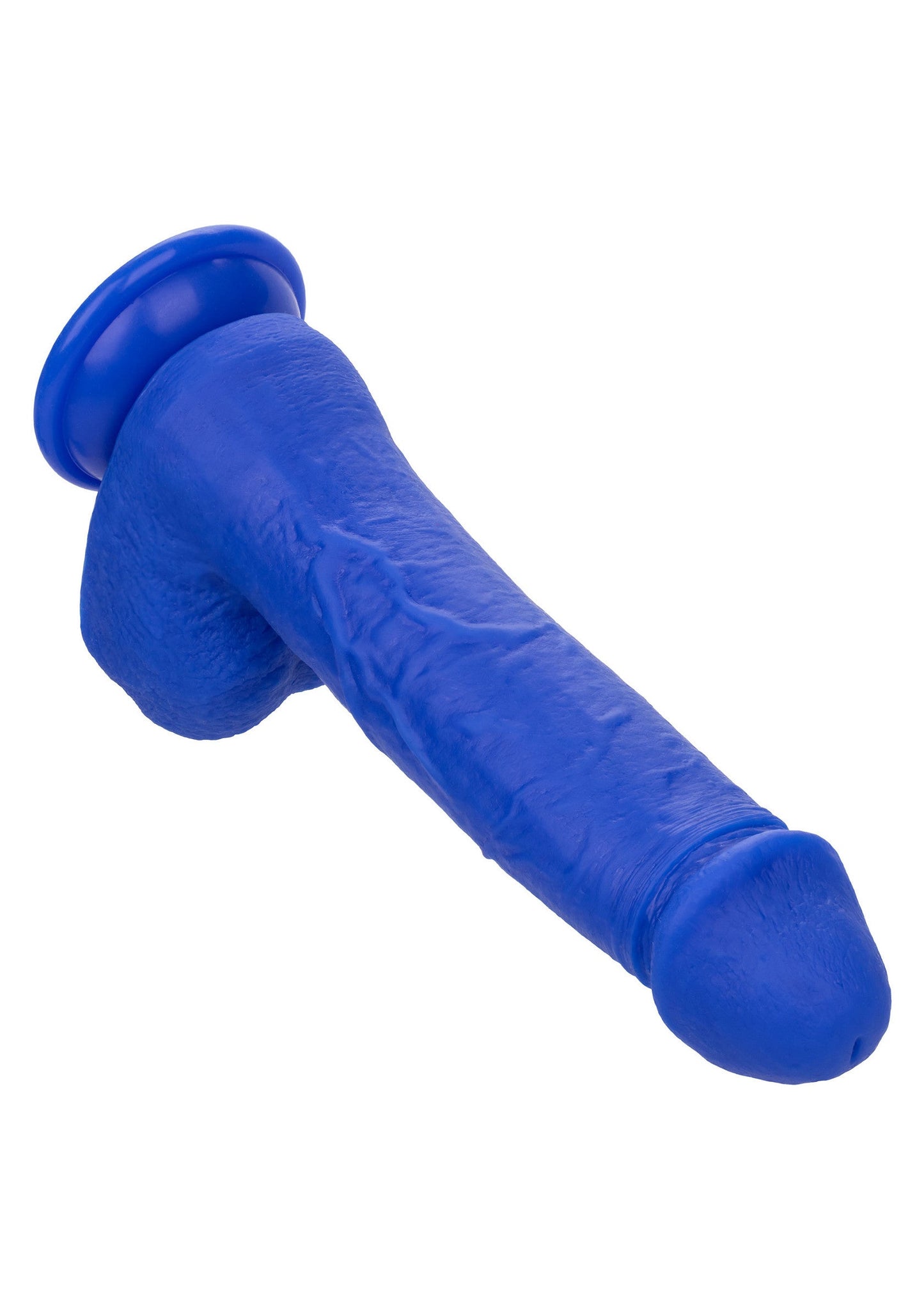 Admiral 8" Vibrating Captain - Realistic Vibrating Dildo - Blue