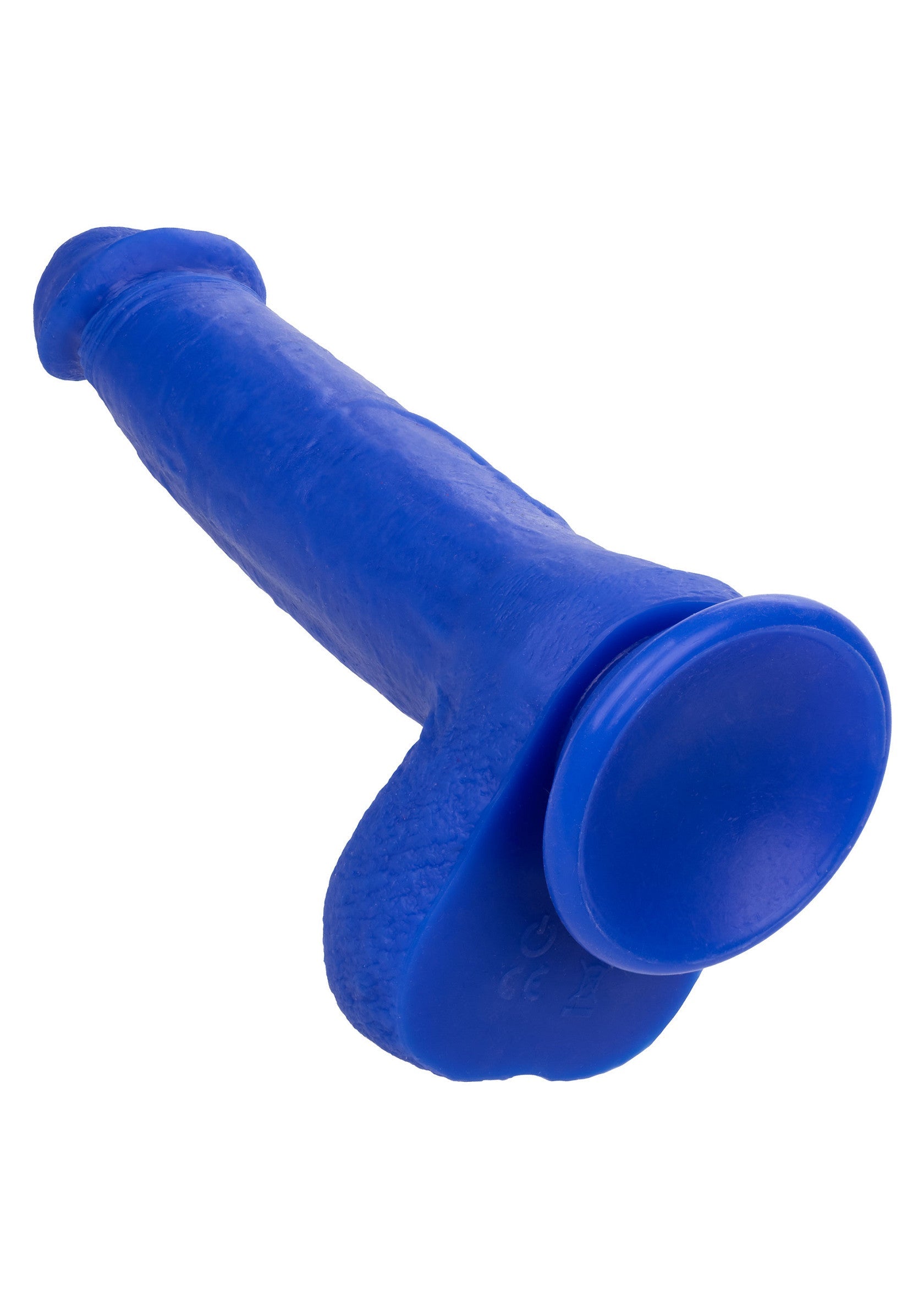Admiral 8" Vibrating Captain - Realistic Vibrating Dildo - Blue