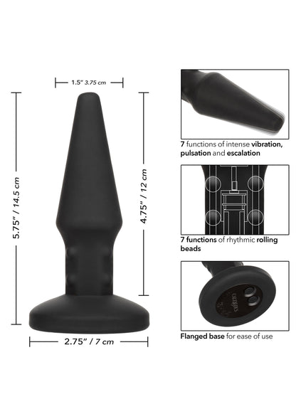 Vibrator anal rotativ – Reîncărcabil Premium cu perle pentru liniștire