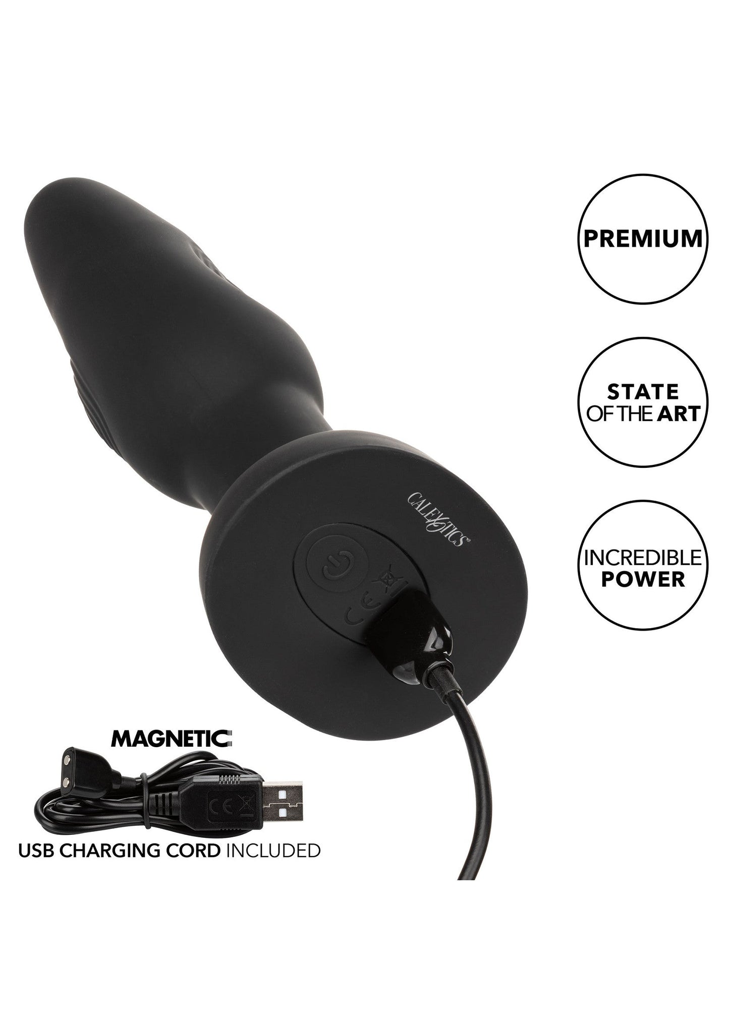 Bionic Dual Pulsating Probe - Dual Motor Anal Vibrator, Premium - Black