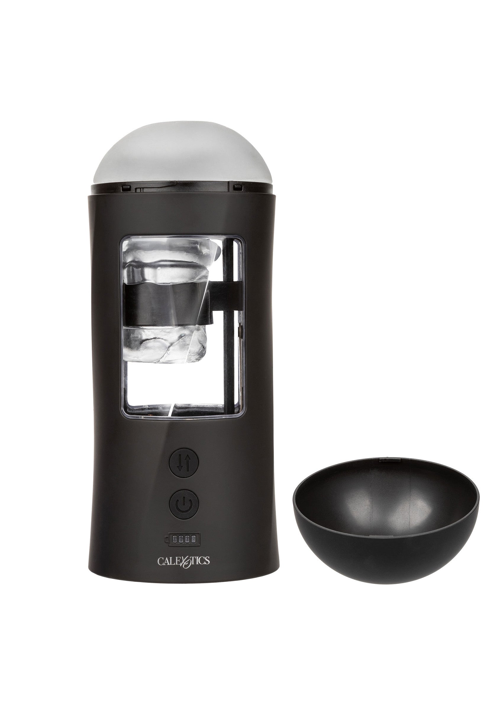 Bionic Stroking Masturbator - Automatic Thrusting Power Stroker - Black