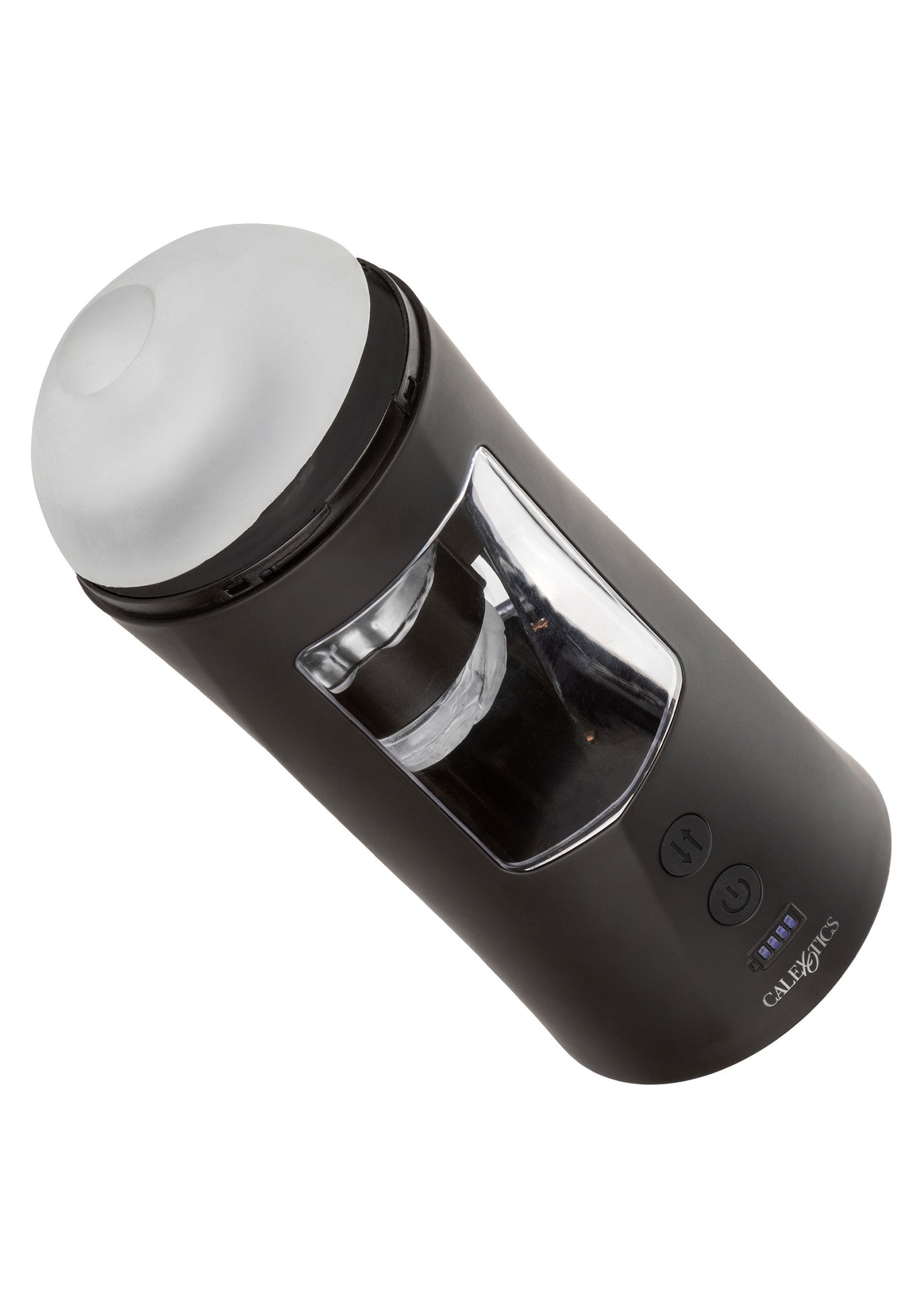 Bionic Stroking Masturbator - Automatic Thrusting Power Stroker - Black