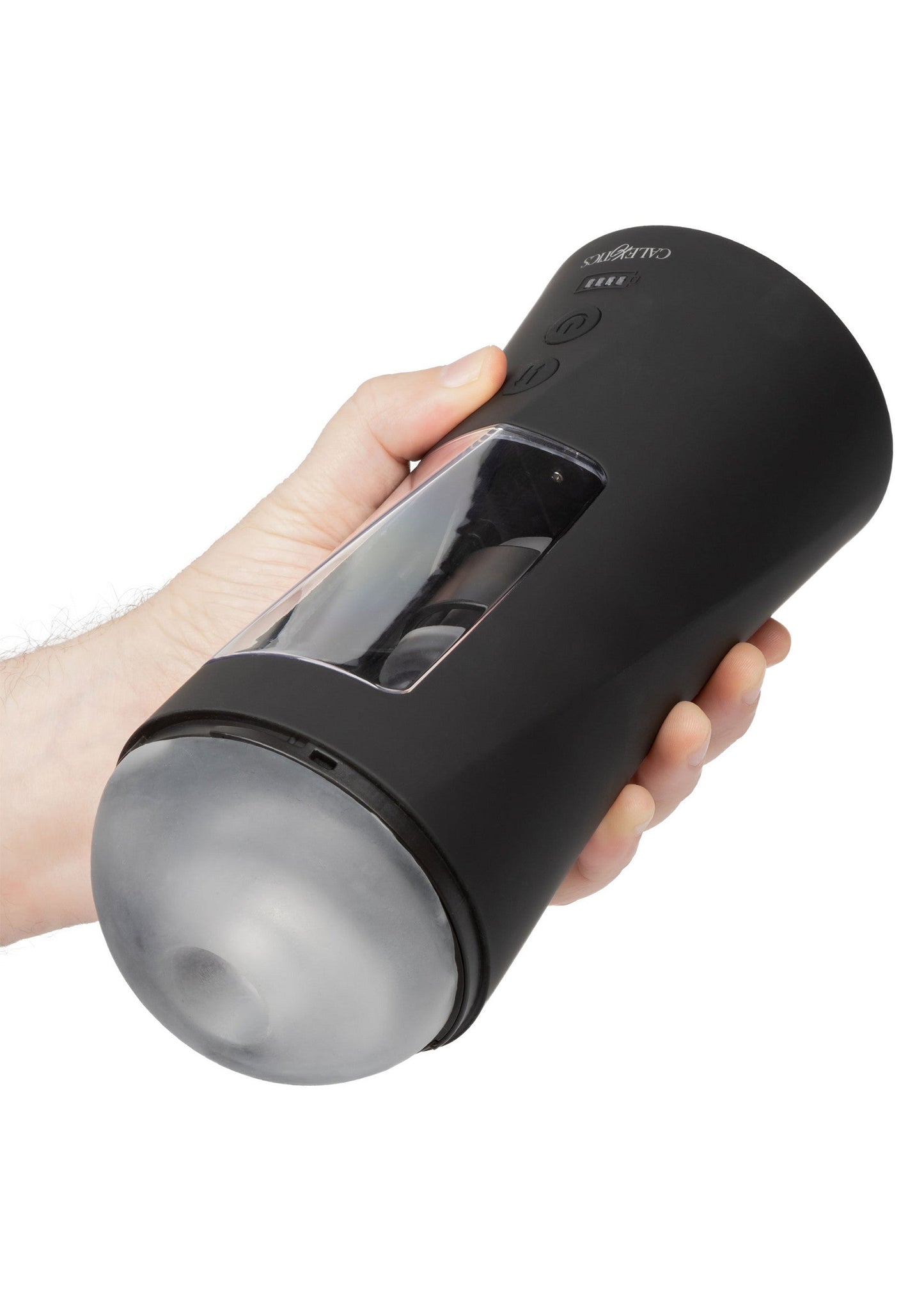 Bionic Stroking Masturbator - Automatic Thrusting Power Stroker - Black