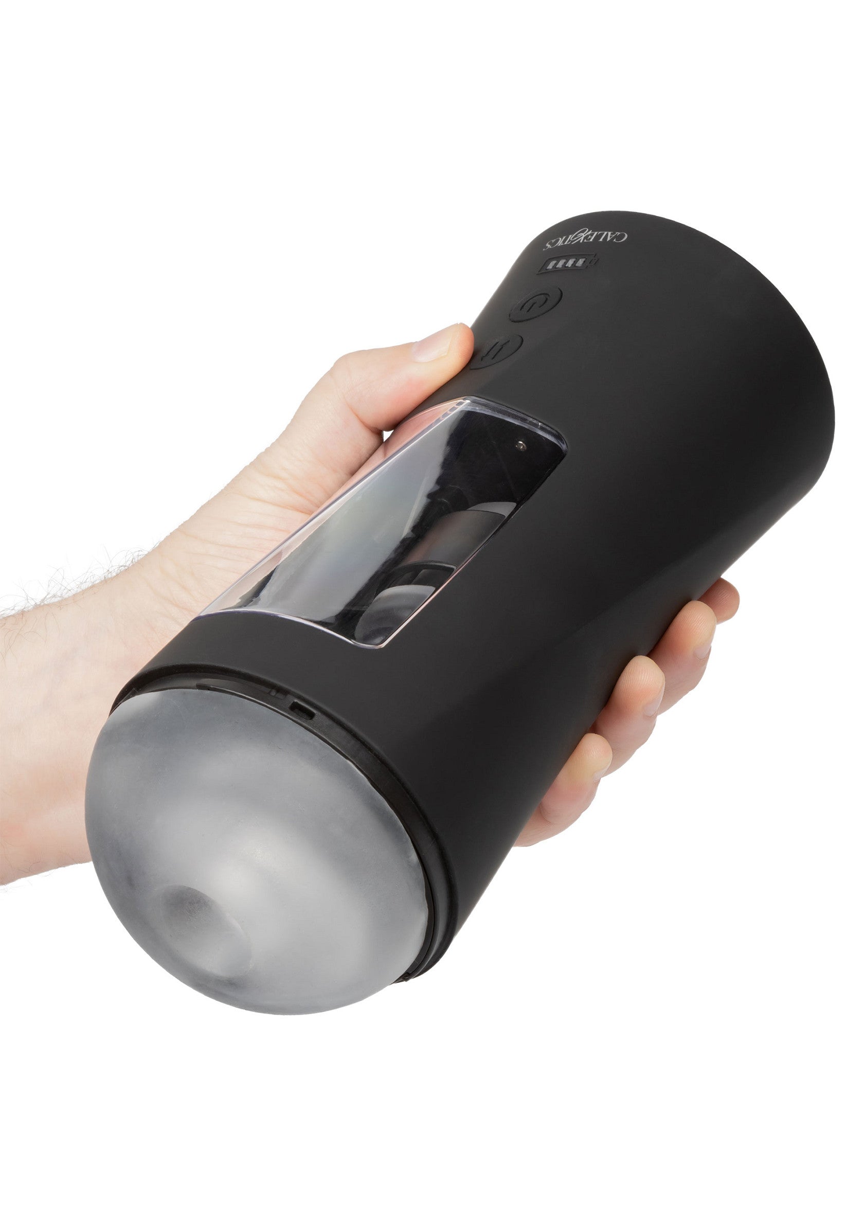 Bionic Stroking Masturbator - Automatic Thrusting Power Stroker - Black