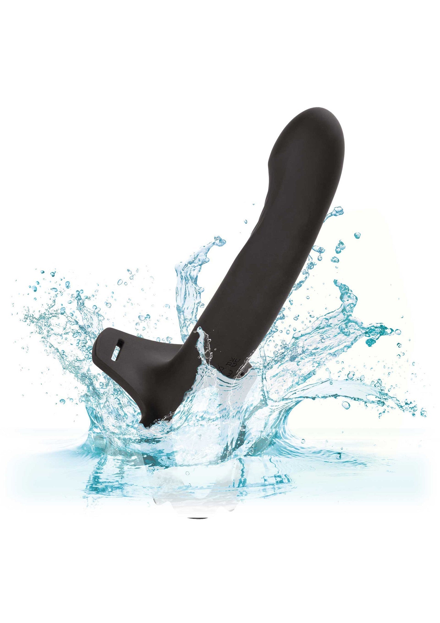 Boundless Rechargeable Harness - 10 Function Vibrating Strap-On - Black