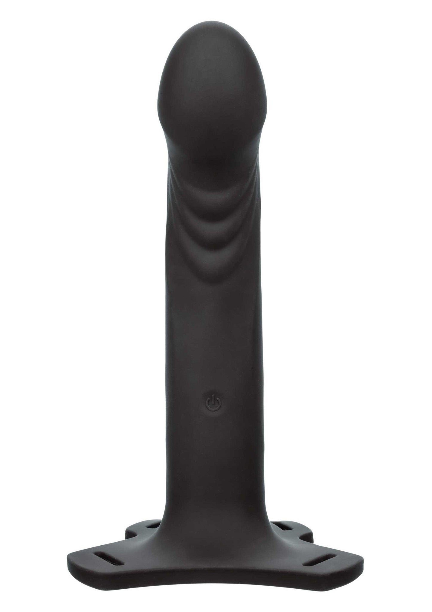 Boundless Rechargeable Harness - 10 Function Vibrating Strap-On - Black