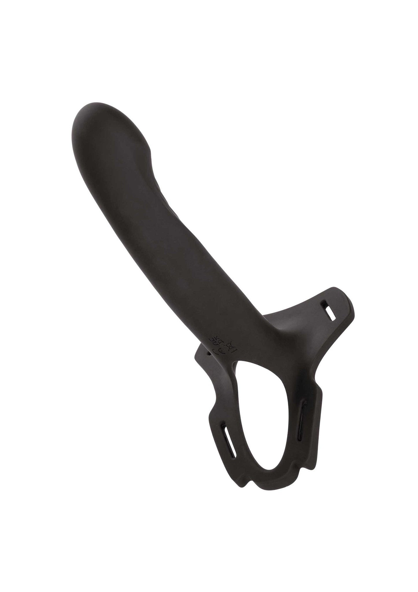 Boundless Rechargeable Harness - 10 Function Vibrating Strap-On - Black