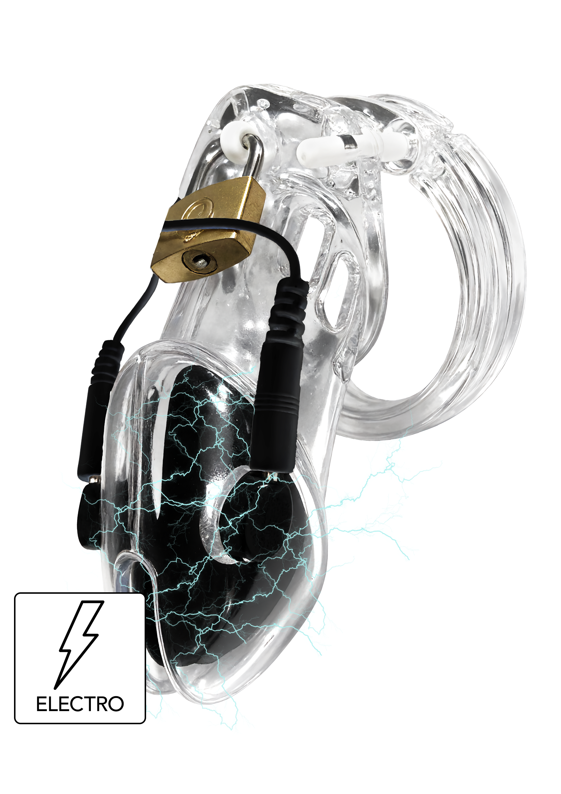 Electro Cock Cage - Clear