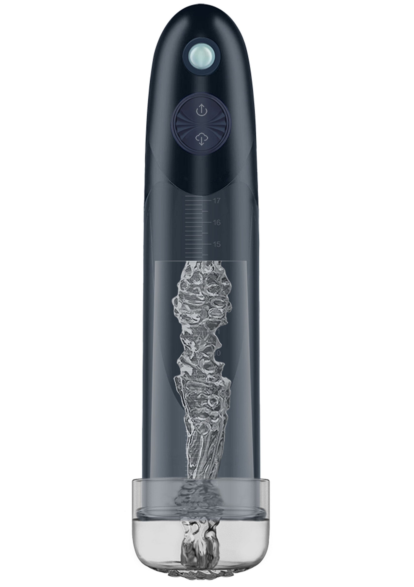 Automatic Aqua Penis Pump - USB Rechargeable Water Pump - Black