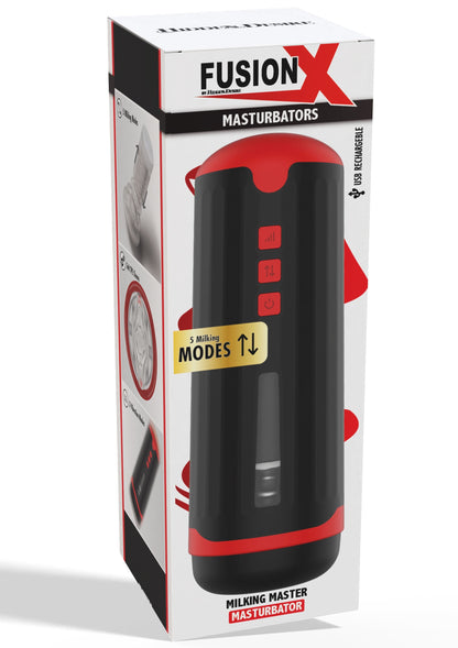 Masturbator Milking – Masturbator automat cu 5 funcții, reîncărcabil