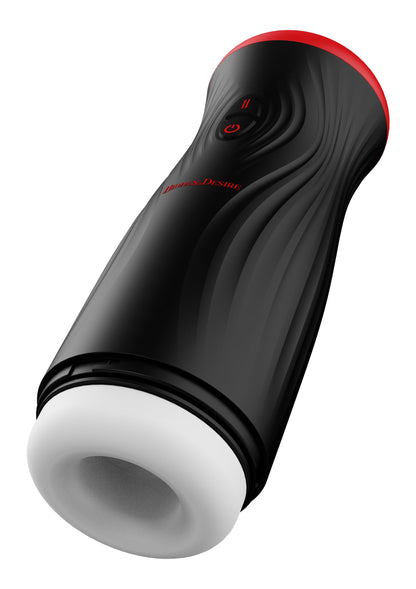 Masturbator Vortex Thrust – 5 vibrații rotative, 5 împingeri, reîncărcabil