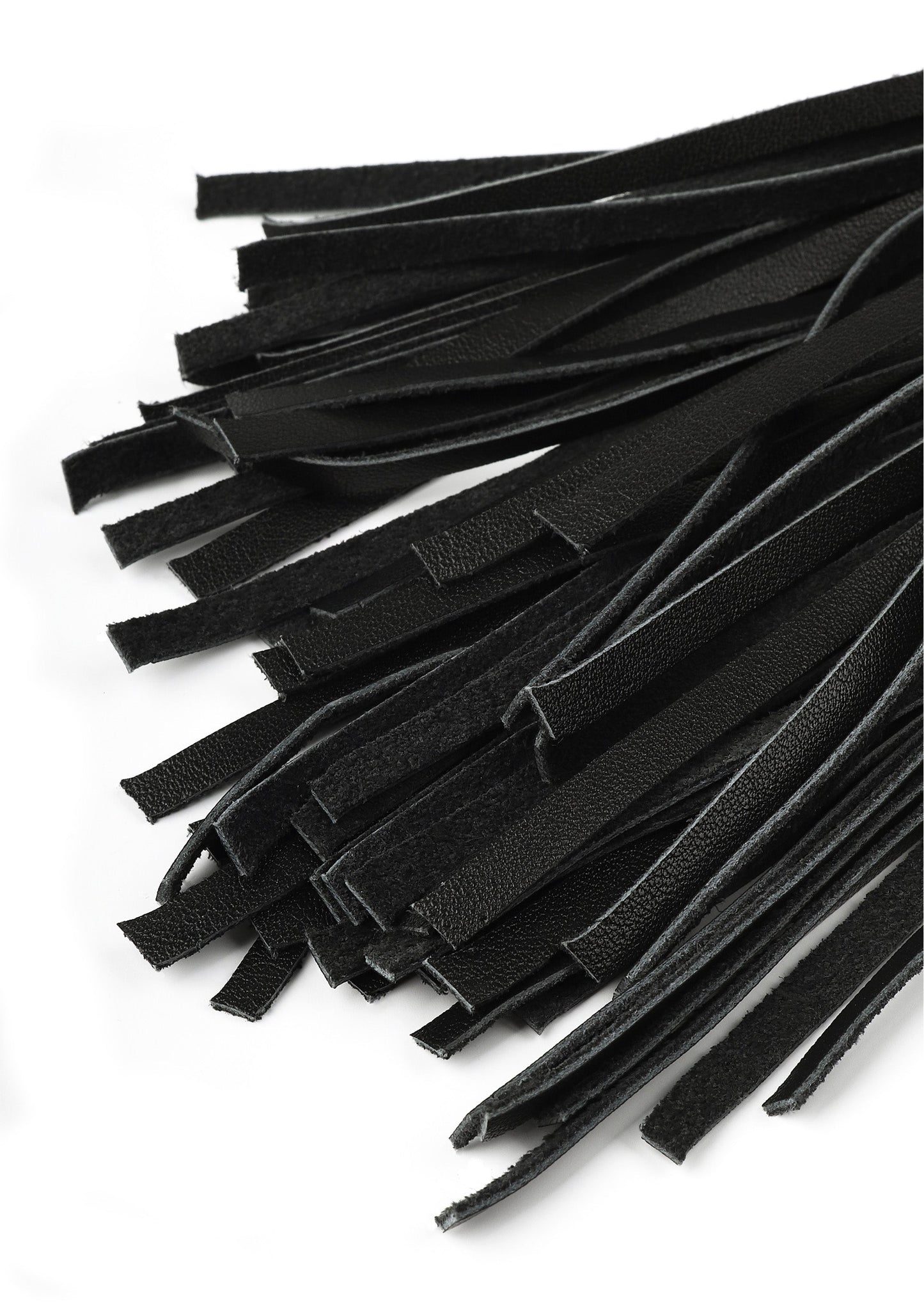 Genuine Leather Whip 55cm - Black