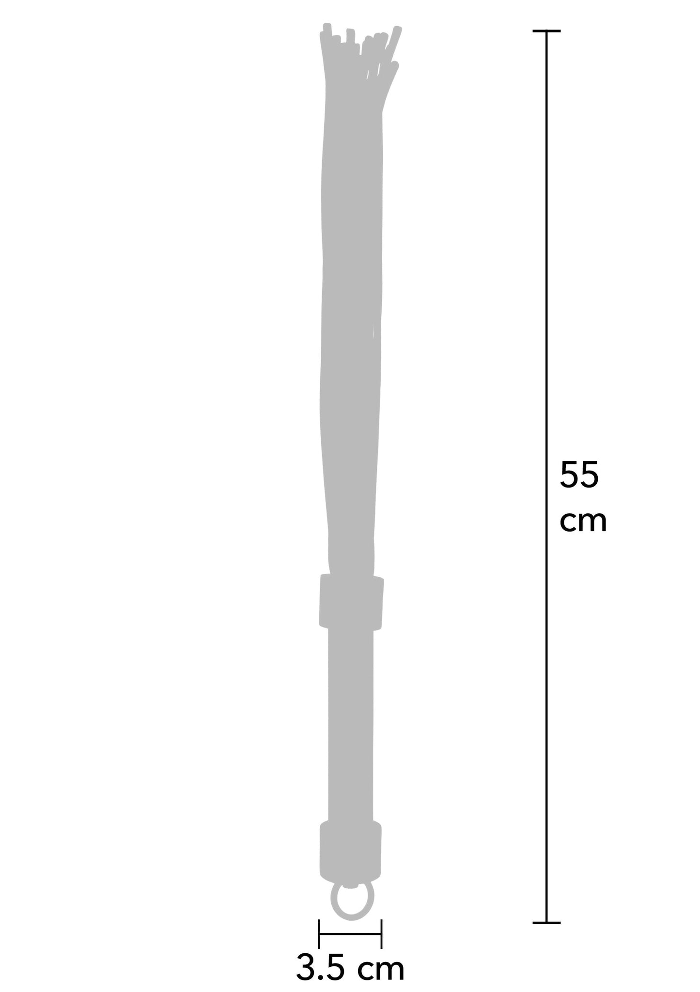 Genuine Leather Knot Flogger - Black