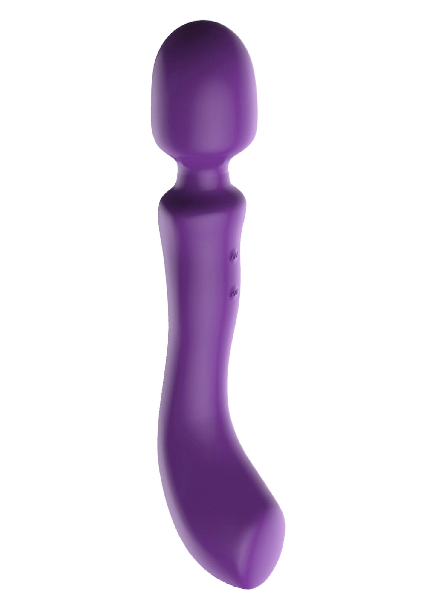 Dual-Sided Massaging Vibrating Wand - Purple
